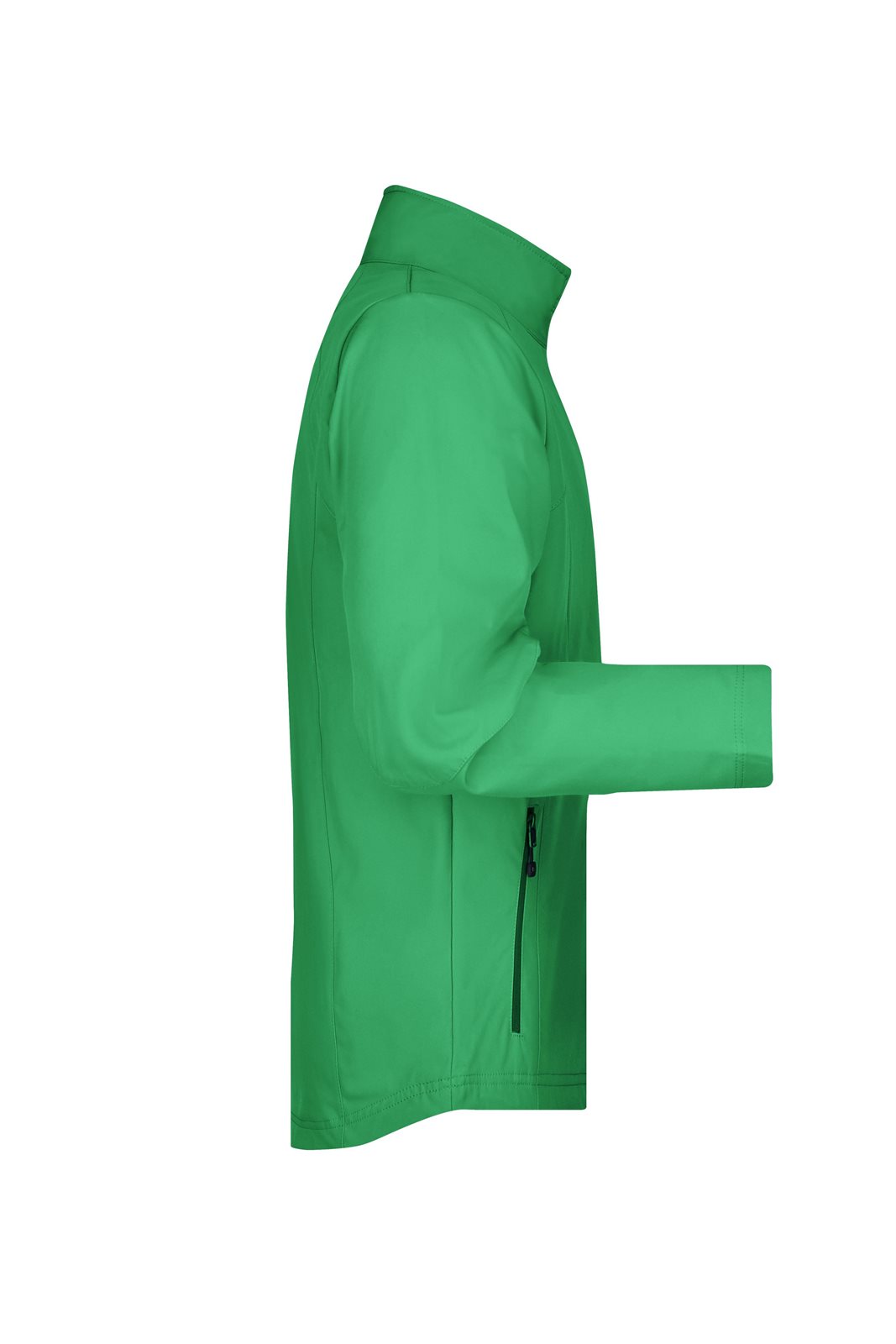 Jacke Herren Grün – Men's Softshell Jacket, Detailansicht