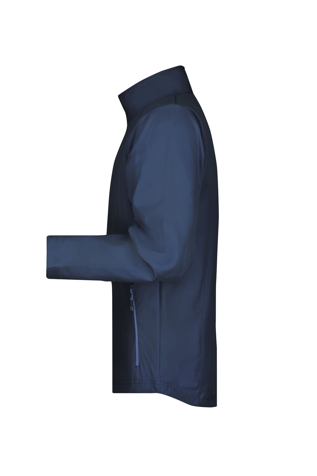 Jacke Herren Blau – Men's Softshell Jacket, Detailansicht