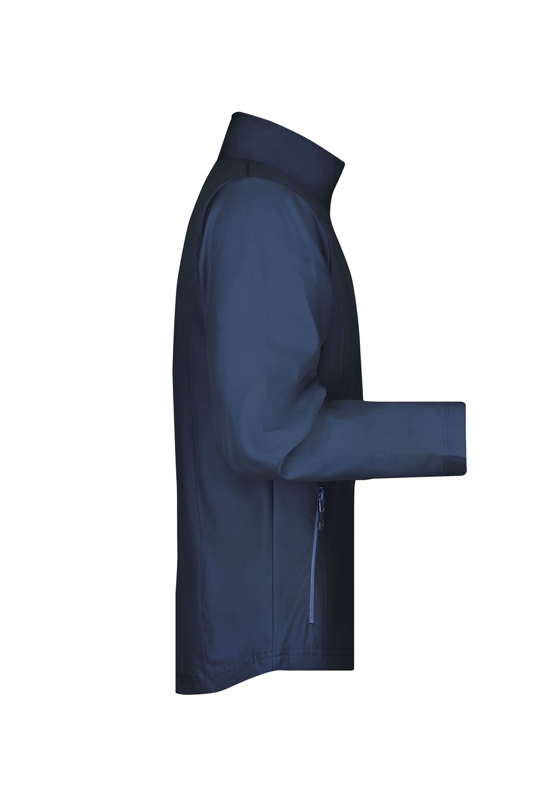 Jacke Herren Blau – Men's Softshell Jacket, Detailansicht