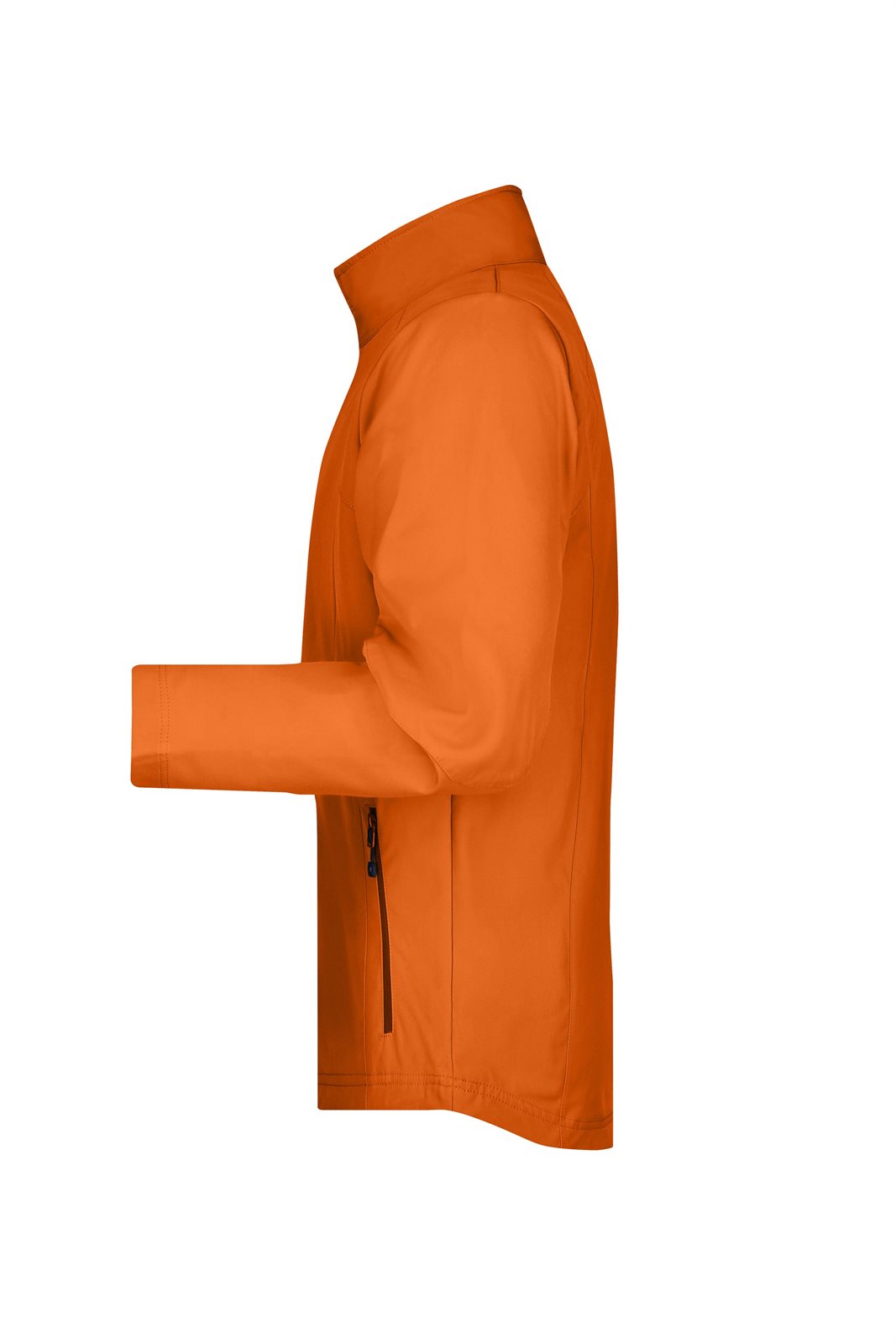 Jacke Herren Orange – Men's Softshell Jacket, Detailansicht