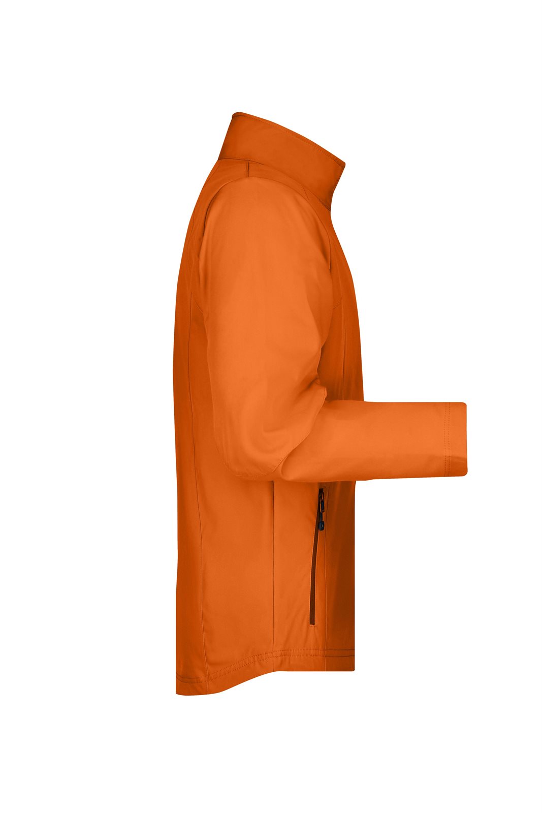 Jacke Herren Orange – Men's Softshell Jacket, Detailansicht