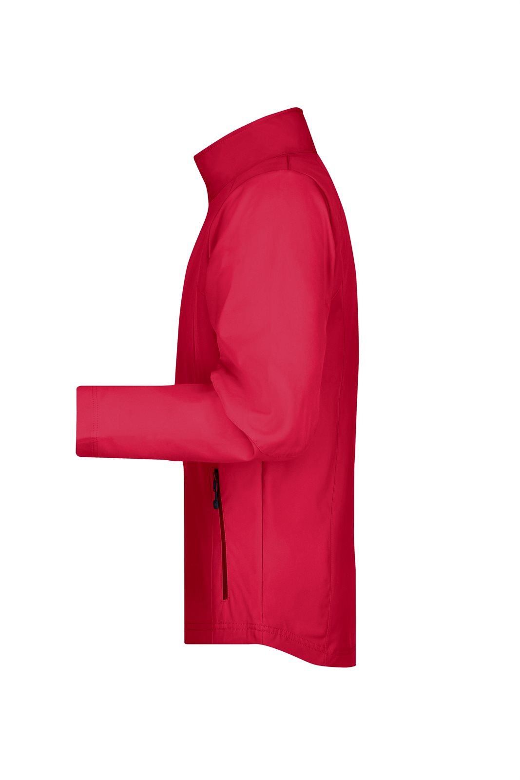 Jacke Herren Rot – Men's Softshell Jacket, Detailansicht