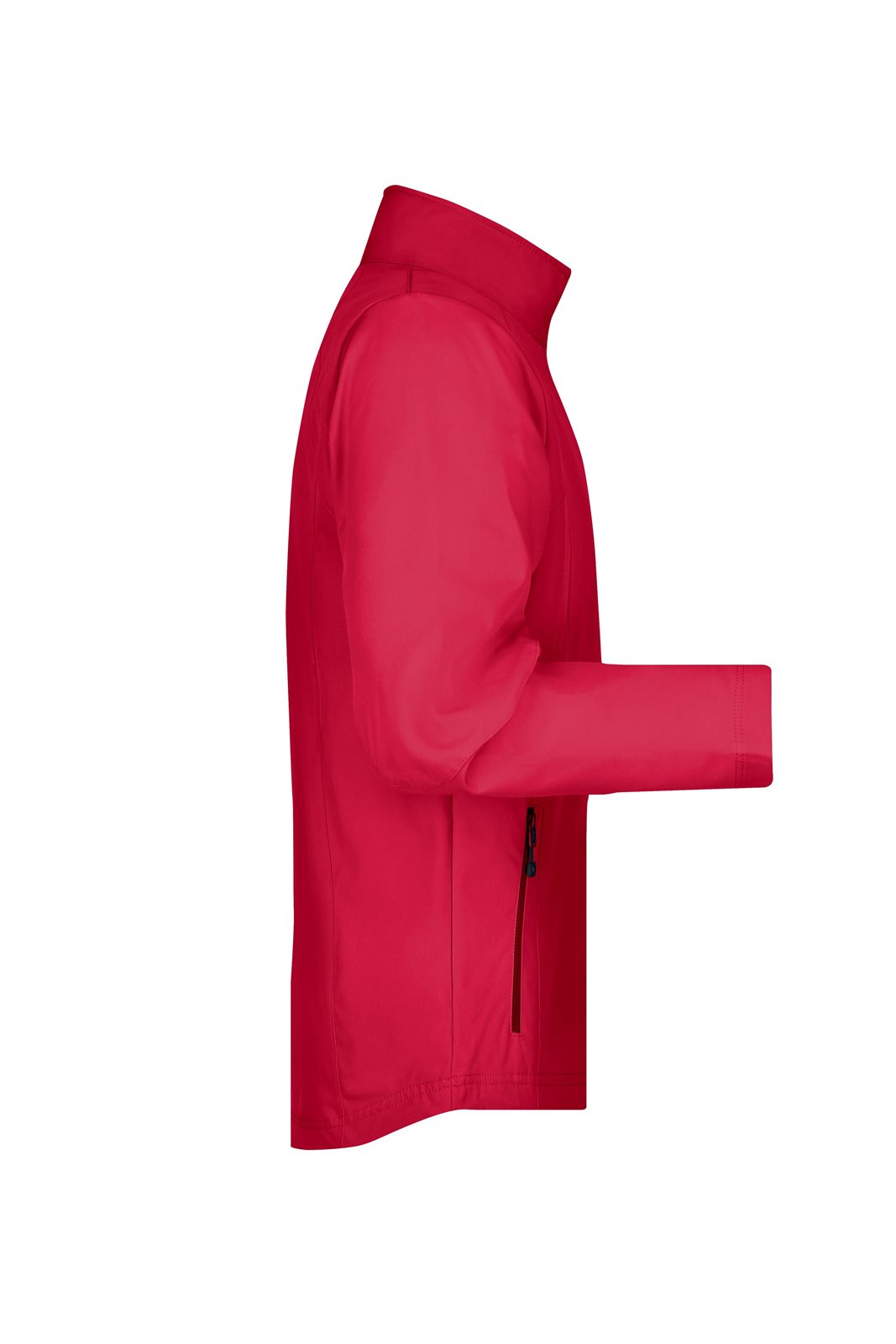 Jacke Herren Rot – Men's Softshell Jacket, Detailansicht