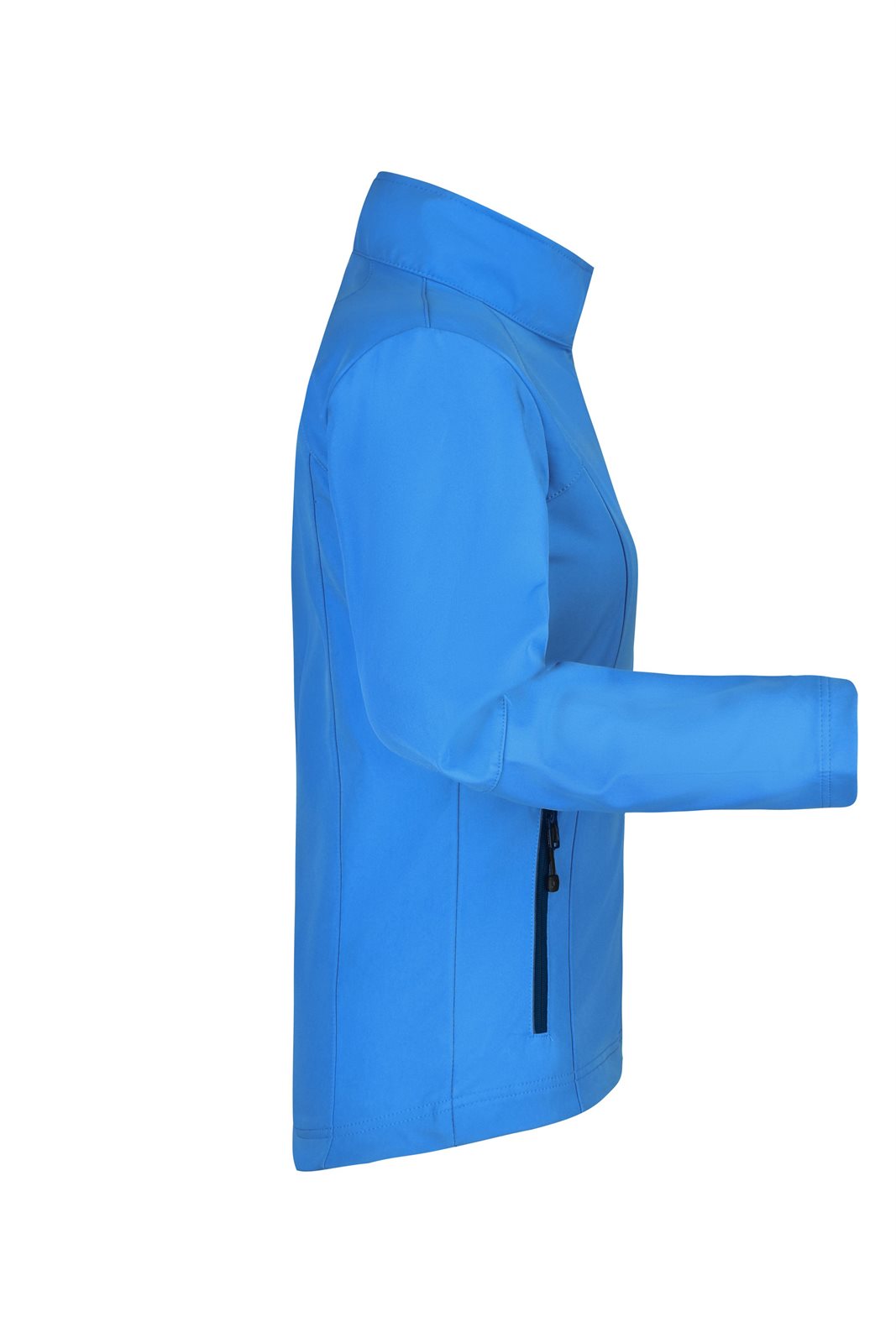Jacke Damen Blau – Ladies' Softshell Jacket, Detailansicht