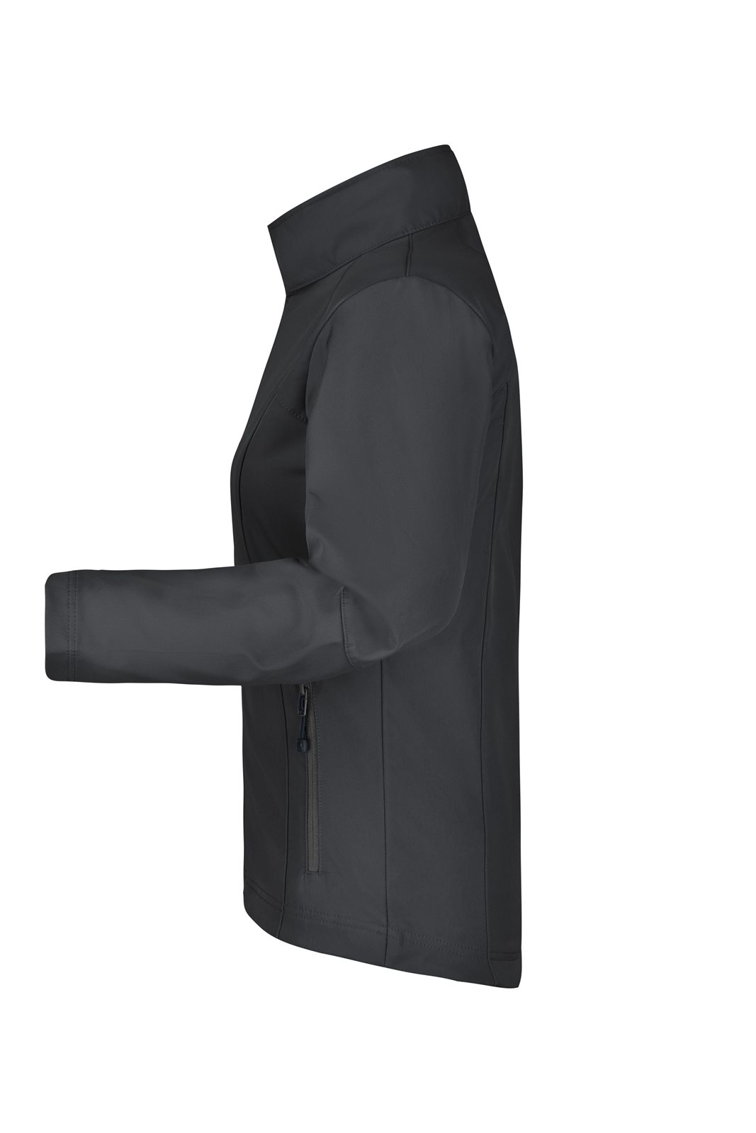 Jacke Damen Schwarz – Ladies' Softshell Jacket, Detailansicht