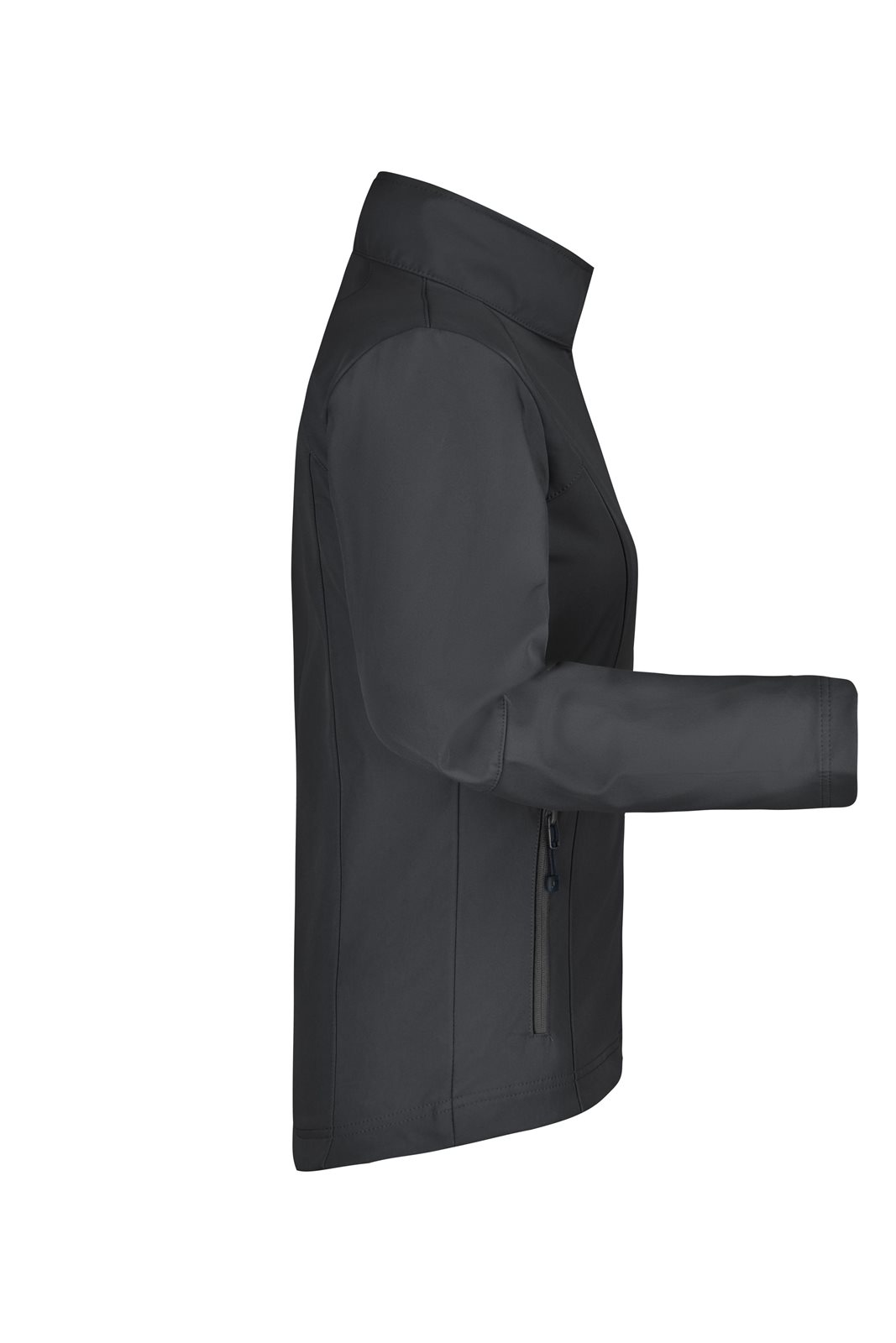 Jacke Damen Schwarz – Ladies' Softshell Jacket, Detailansicht