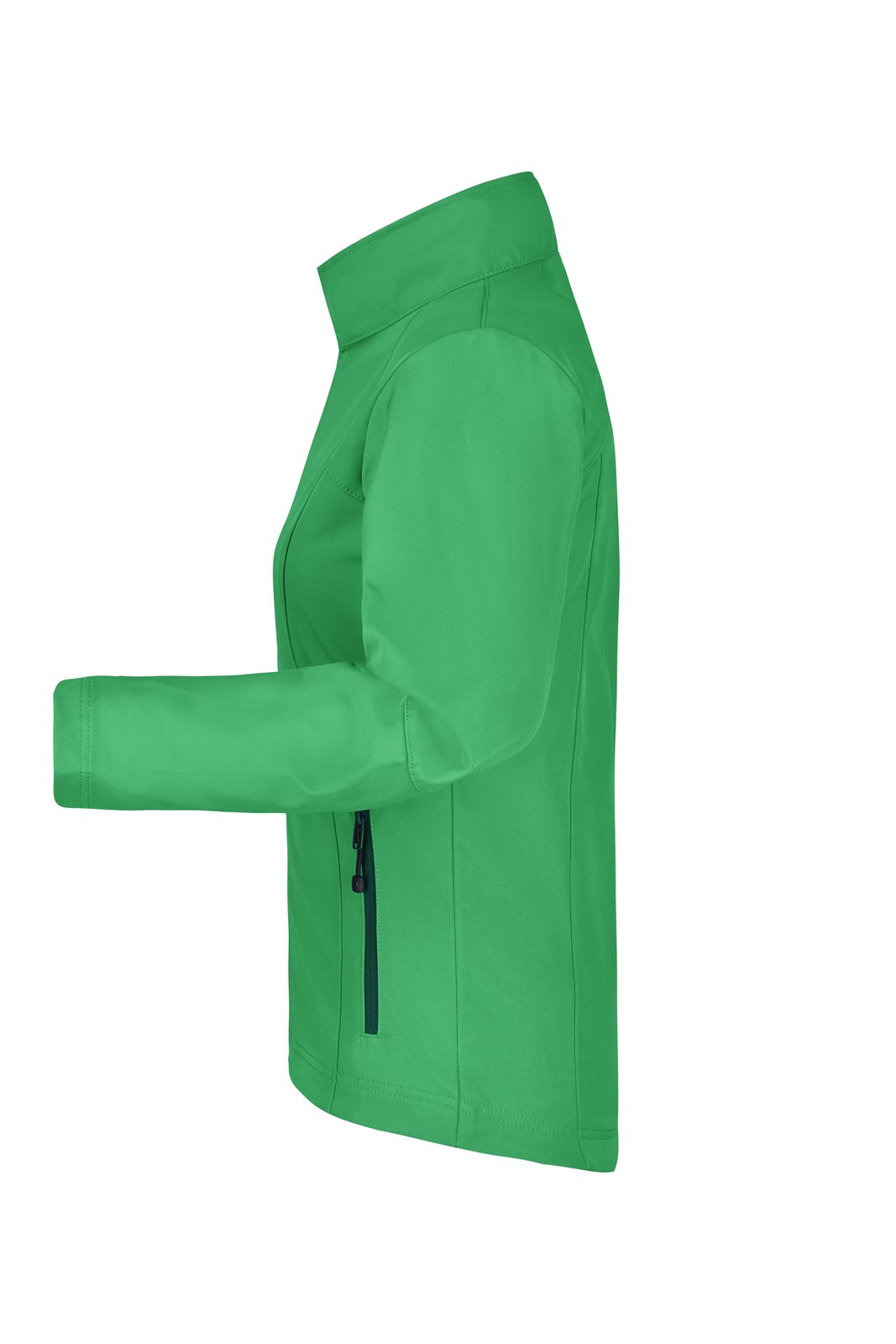 Jacke Damen Grün – Ladies' Softshell Jacket, Detailansicht