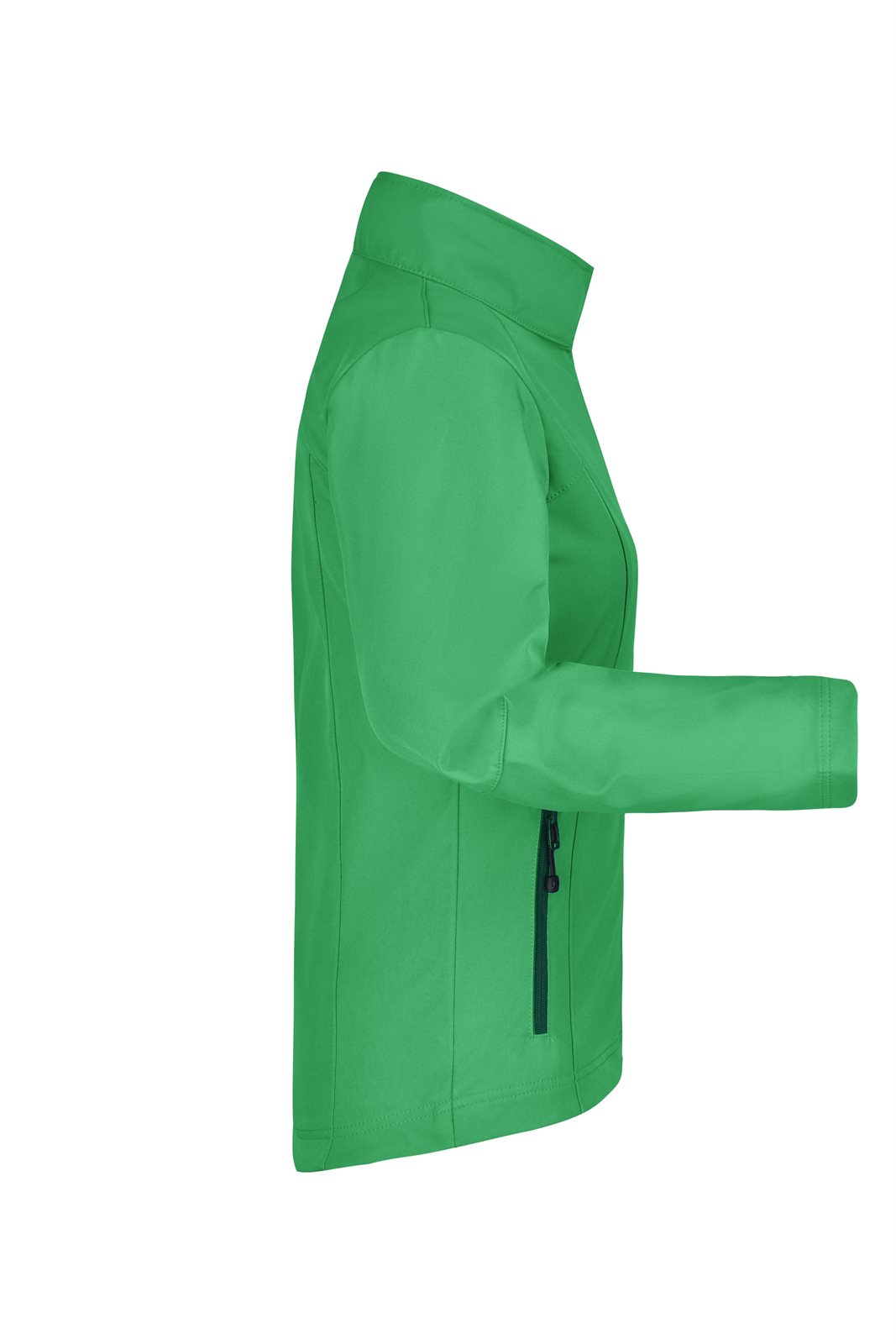 Jacke Damen Grün – Ladies' Softshell Jacket, Detailansicht