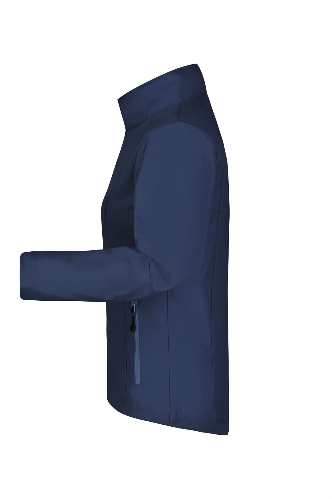 Jacke Damen Blau – Ladies' Softshell Jacket, Detailansicht