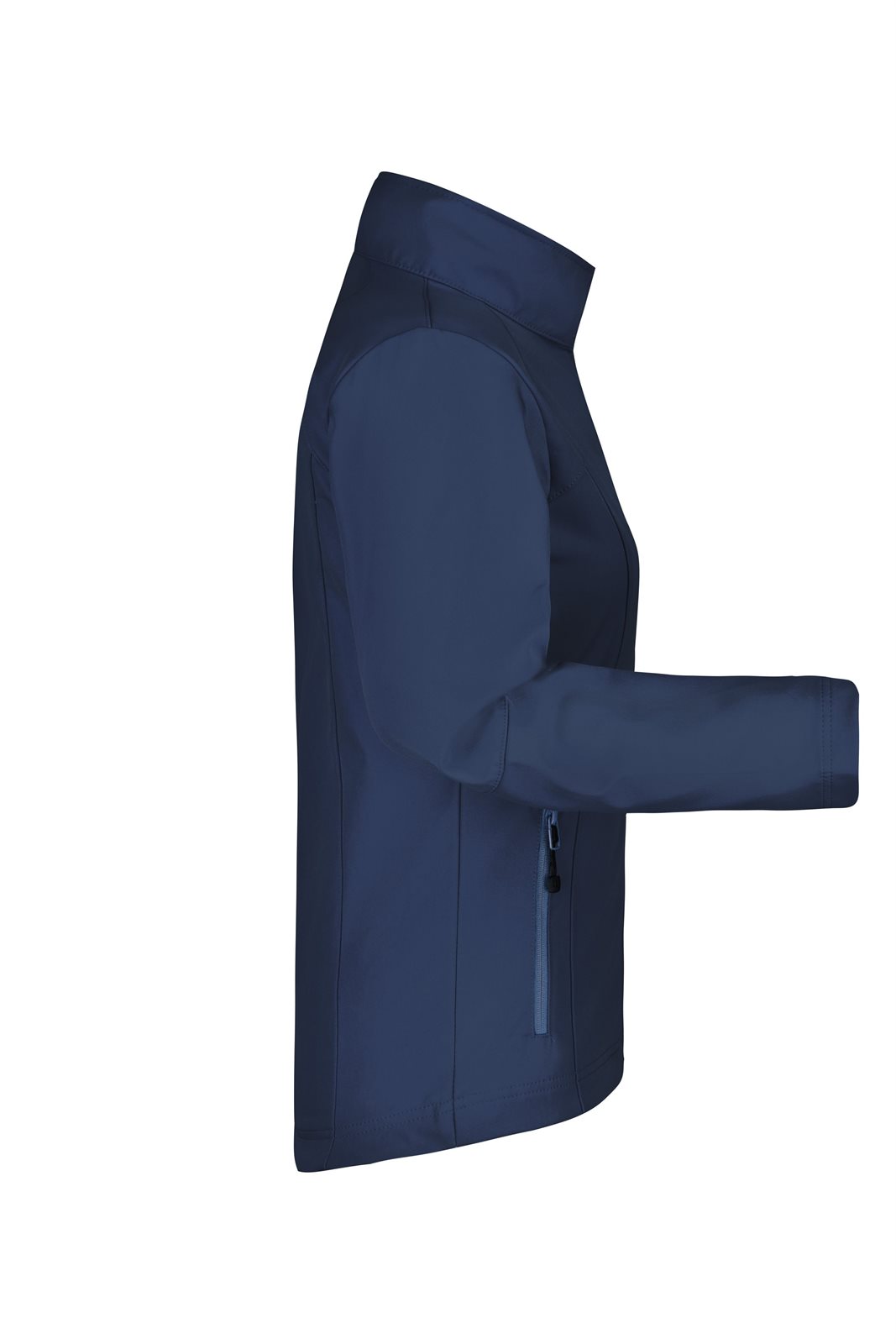 Jacke Damen Blau – Ladies' Softshell Jacket, Detailansicht