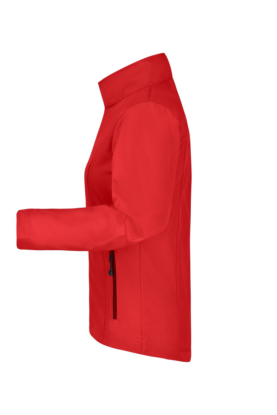 Jacke Damen Rot – Ladies' Softshell Jacket, Detailansicht