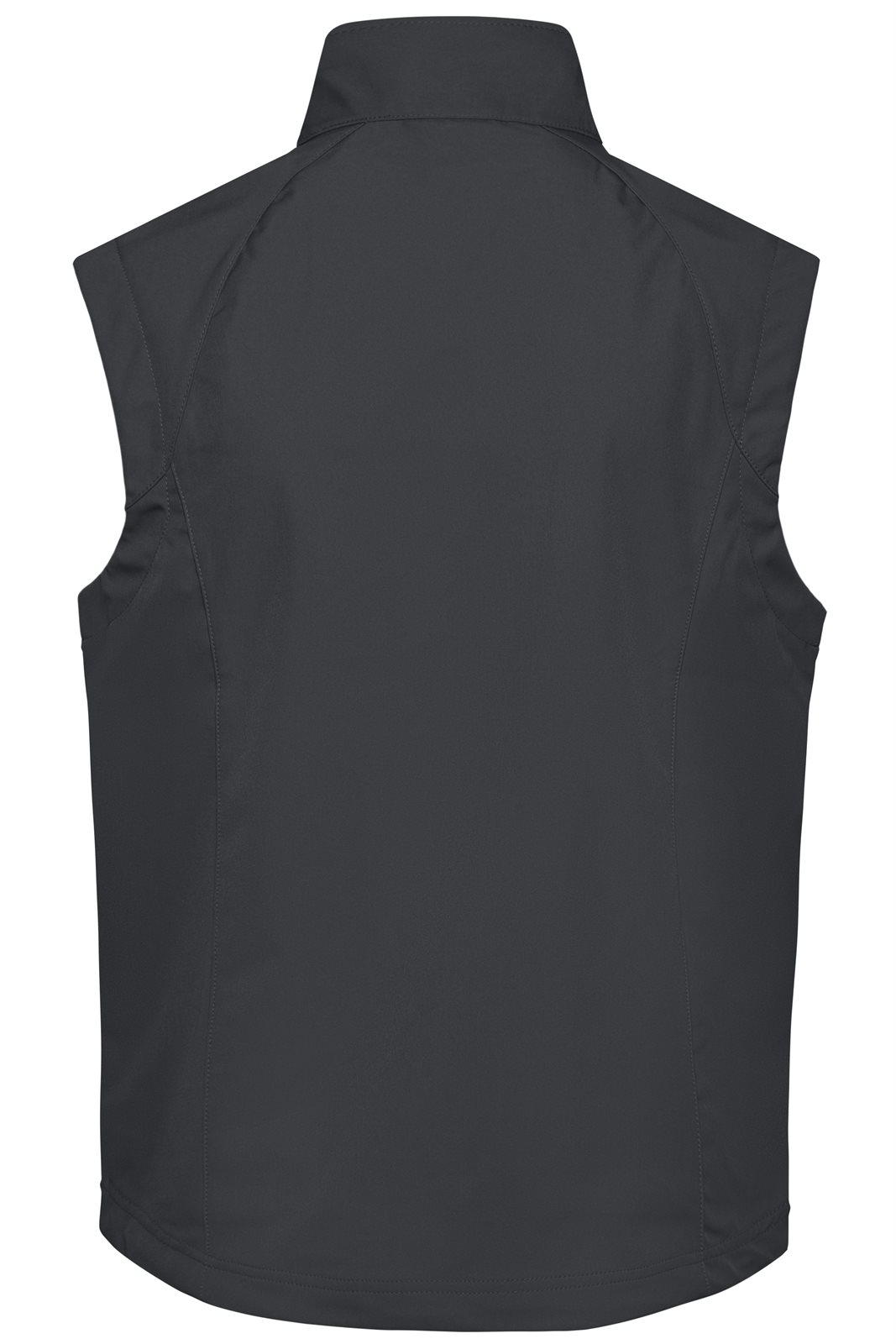 Weste Herren Schwarz – Men's Softshell Vest, Detailansicht
