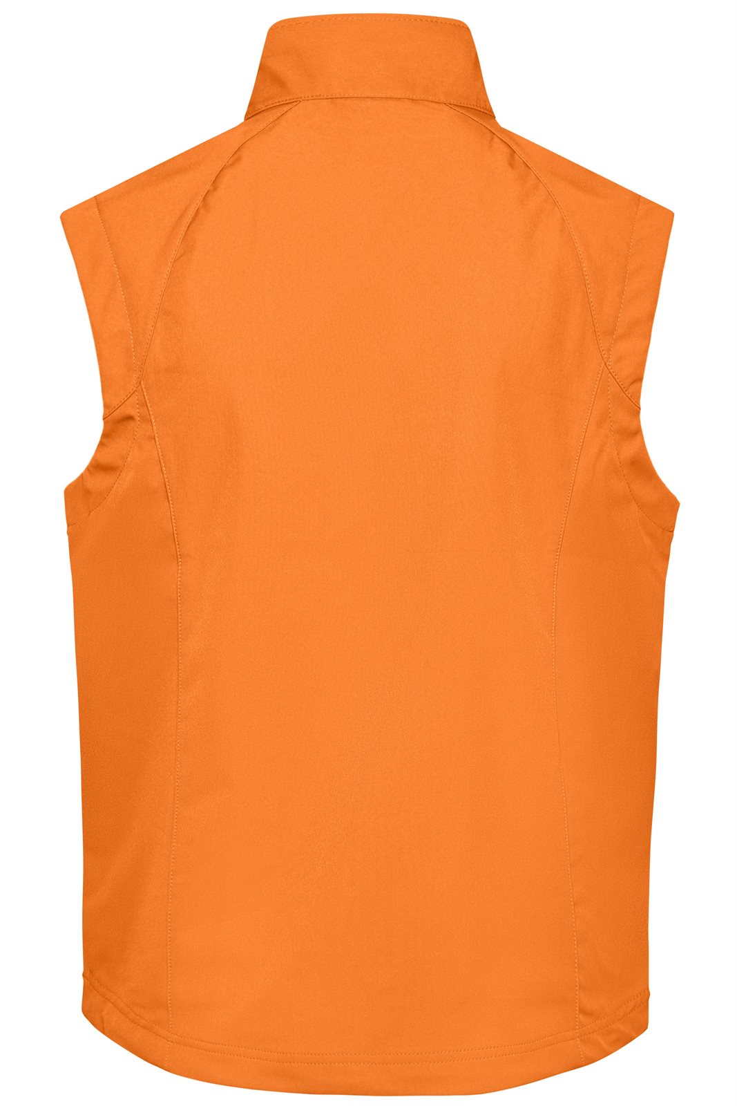 Weste Herren Orange – Men's Softshell Vest, Detailansicht