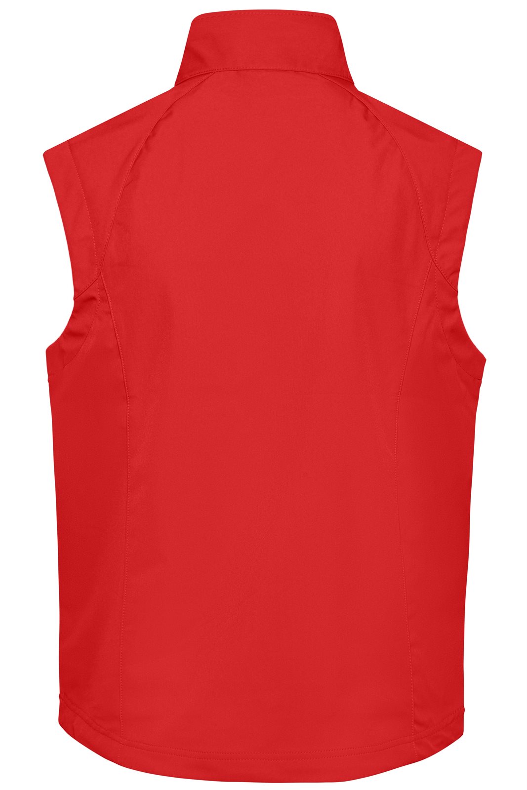 Weste Herren Rot – Men's Softshell Vest, Detailansicht