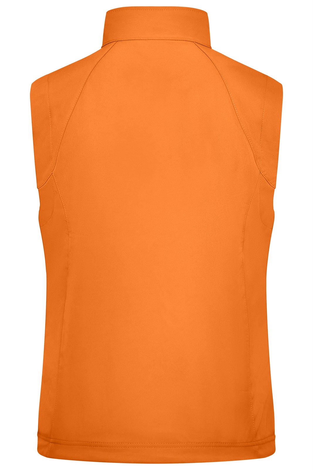 Weste Damen Orange – Ladies' Softshell Vest, Detailansicht
