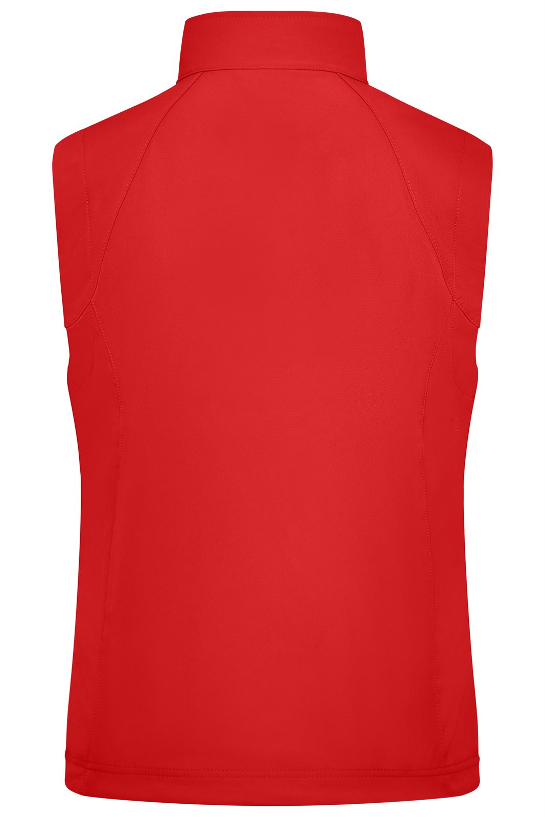 Weste Damen Rot – Ladies' Softshell Vest, Detailansicht