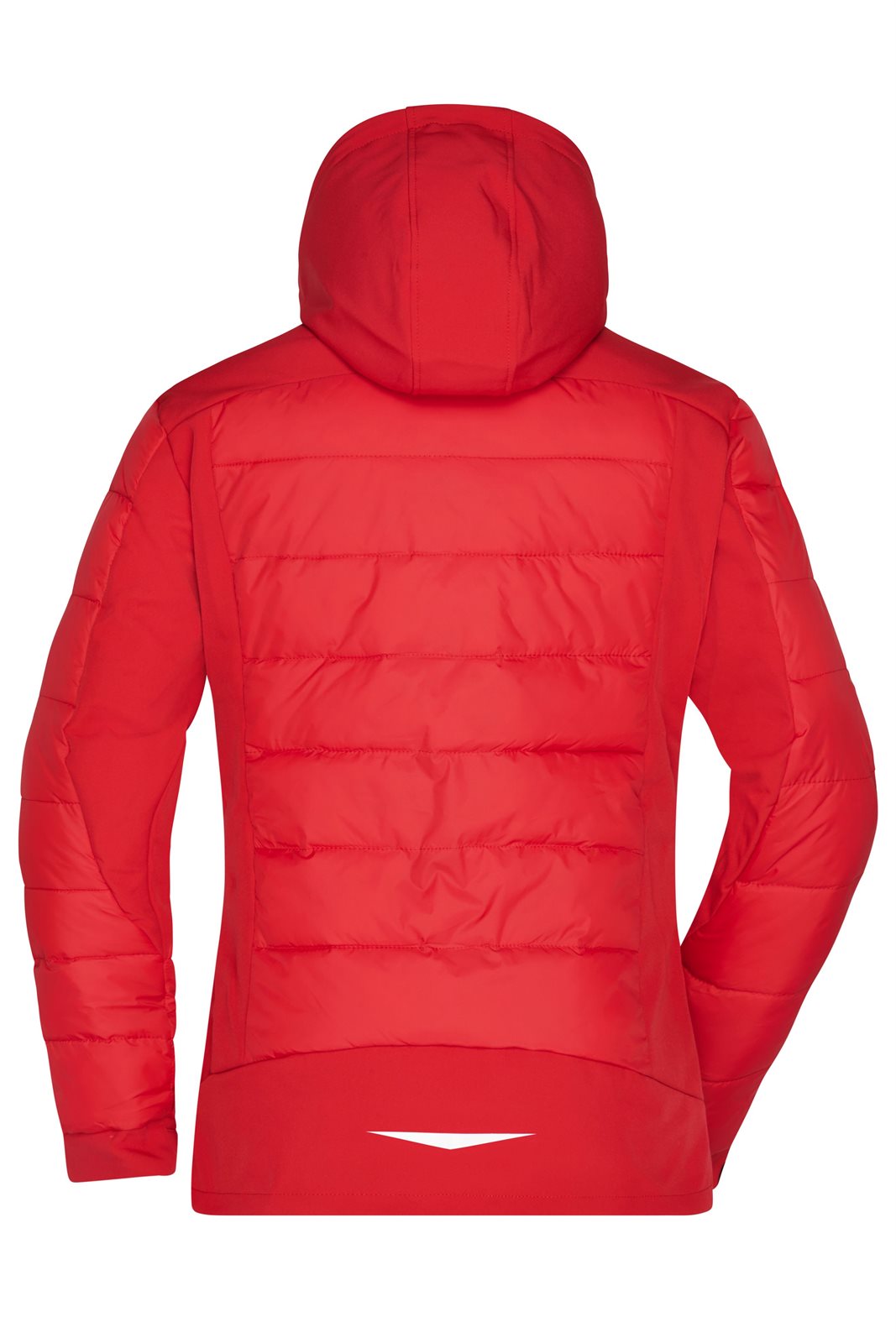 Jacke Damen Rot – Ladies' Outdoor Hybrid Jacket, Detailansicht