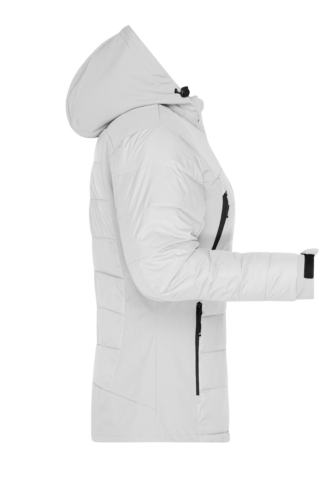 Jacke Damen Weiß – Ladies' Outdoor Hybrid Jacket, Detailansicht