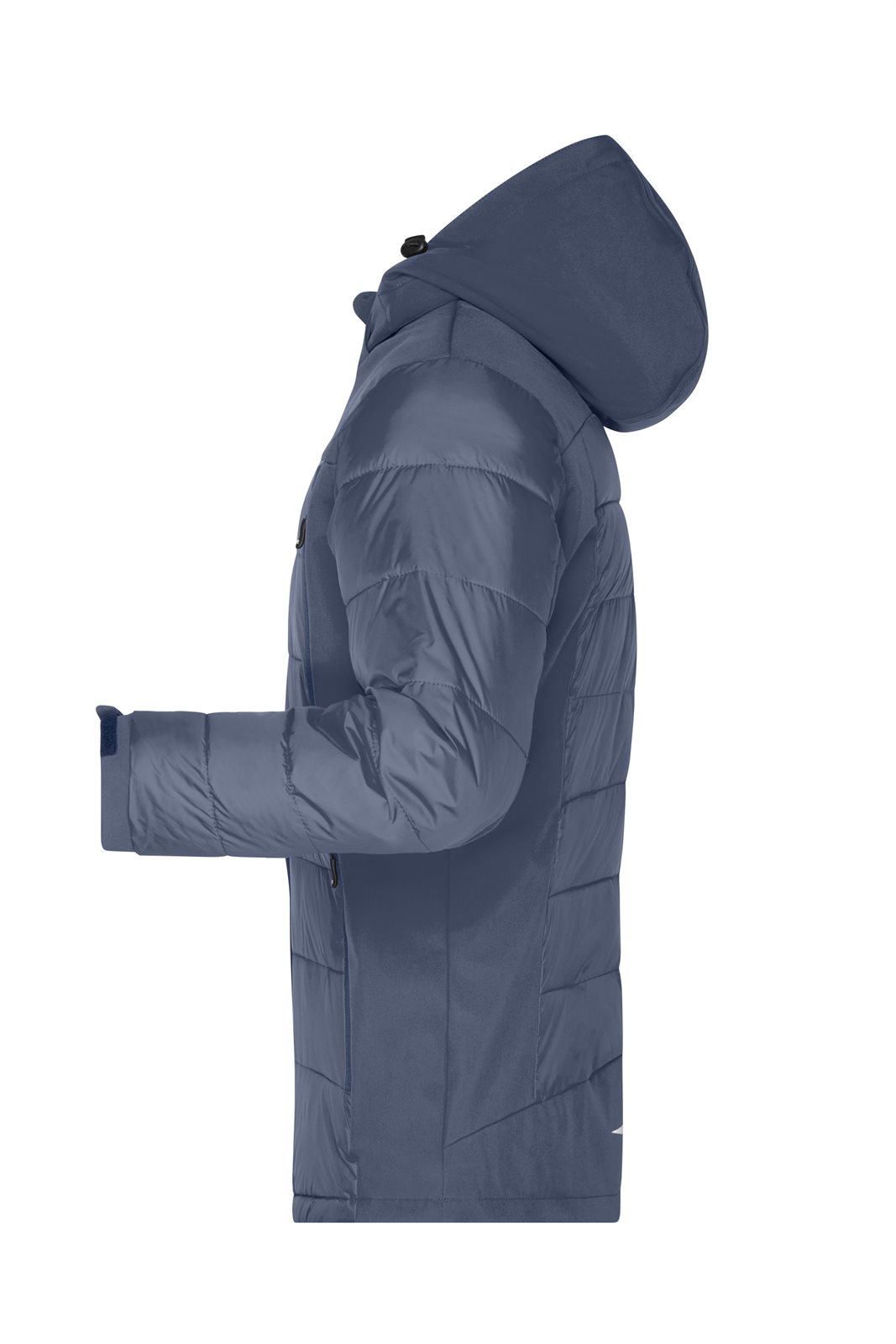 Jacke Herren Blau – Men's Outdoor Hybrid Jacket, Detailansicht