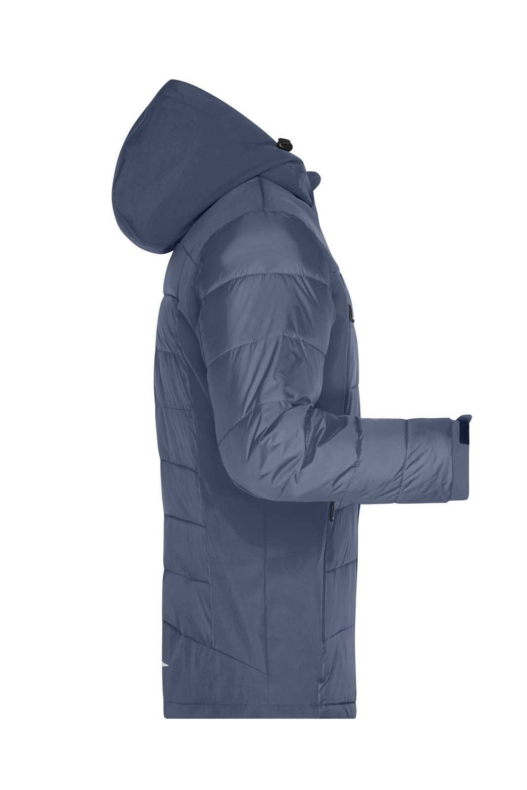 Jacke Herren Blau – Men's Outdoor Hybrid Jacket, Detailansicht