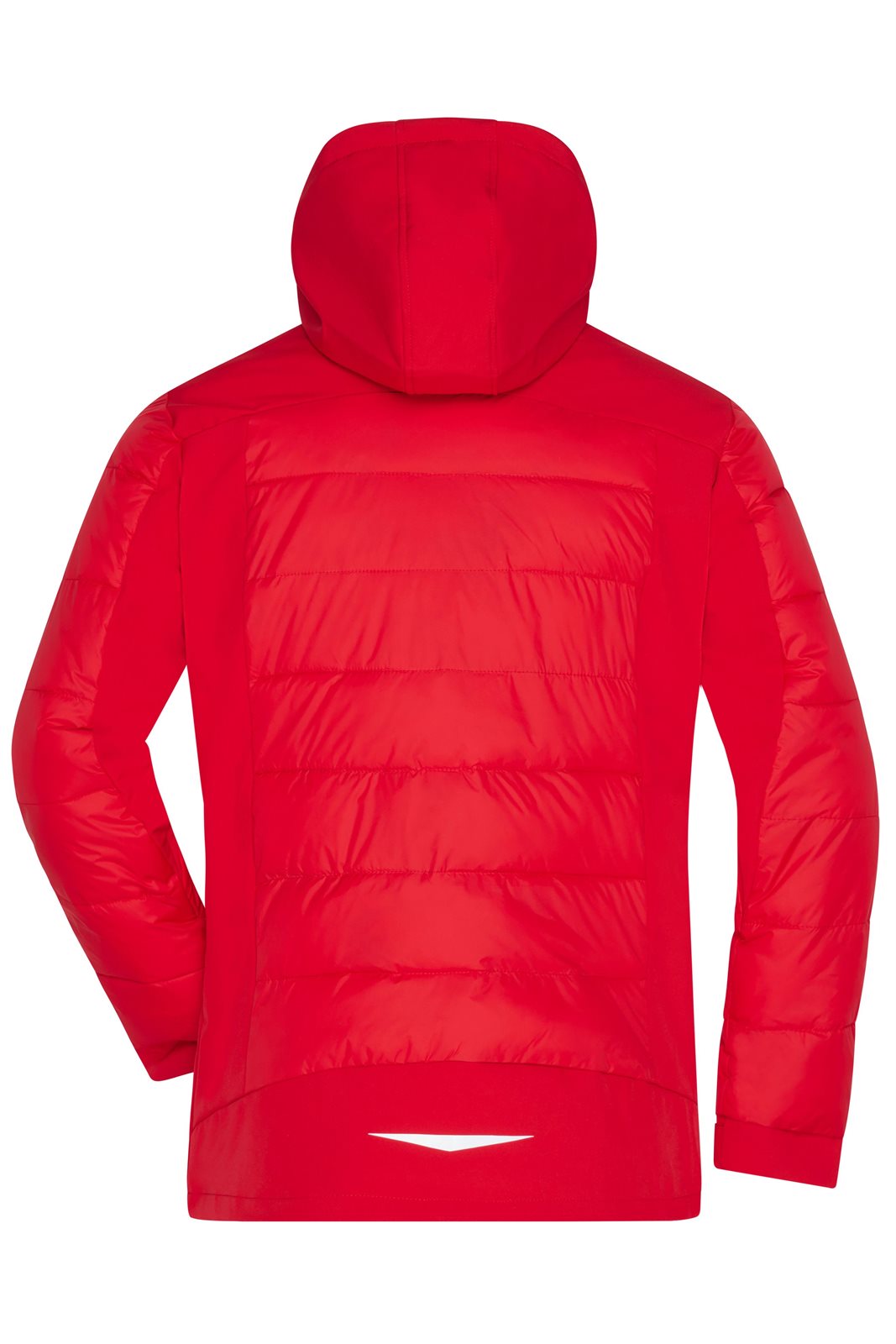 Jacke Herren Rot – Men's Outdoor Hybrid Jacket, Detailansicht