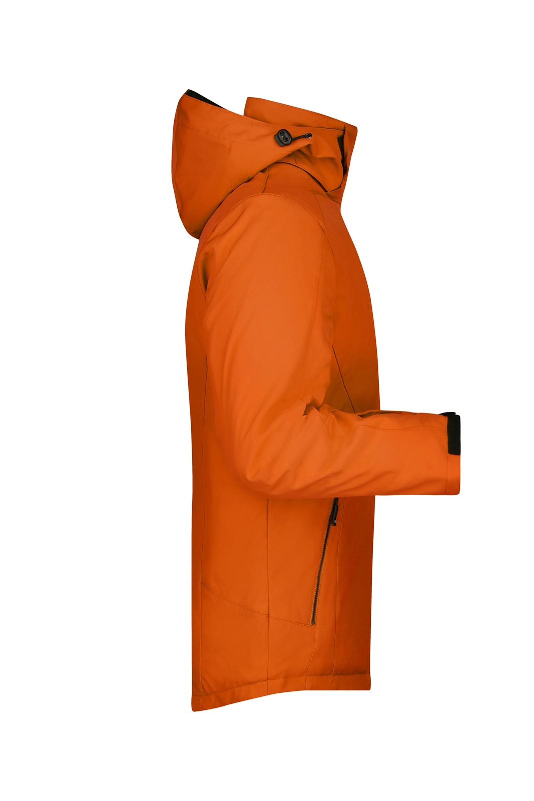 Jacke Herren Orange – Men's Wintersport Jacket, Detailansicht