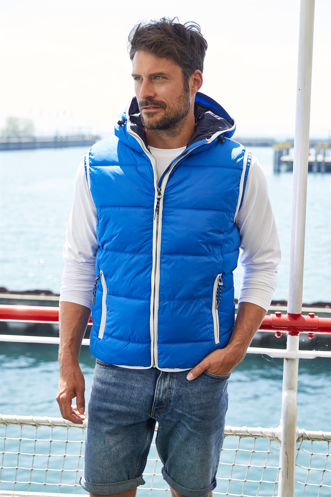 Weste Herren – Men's Maritime Vest, Detailansicht