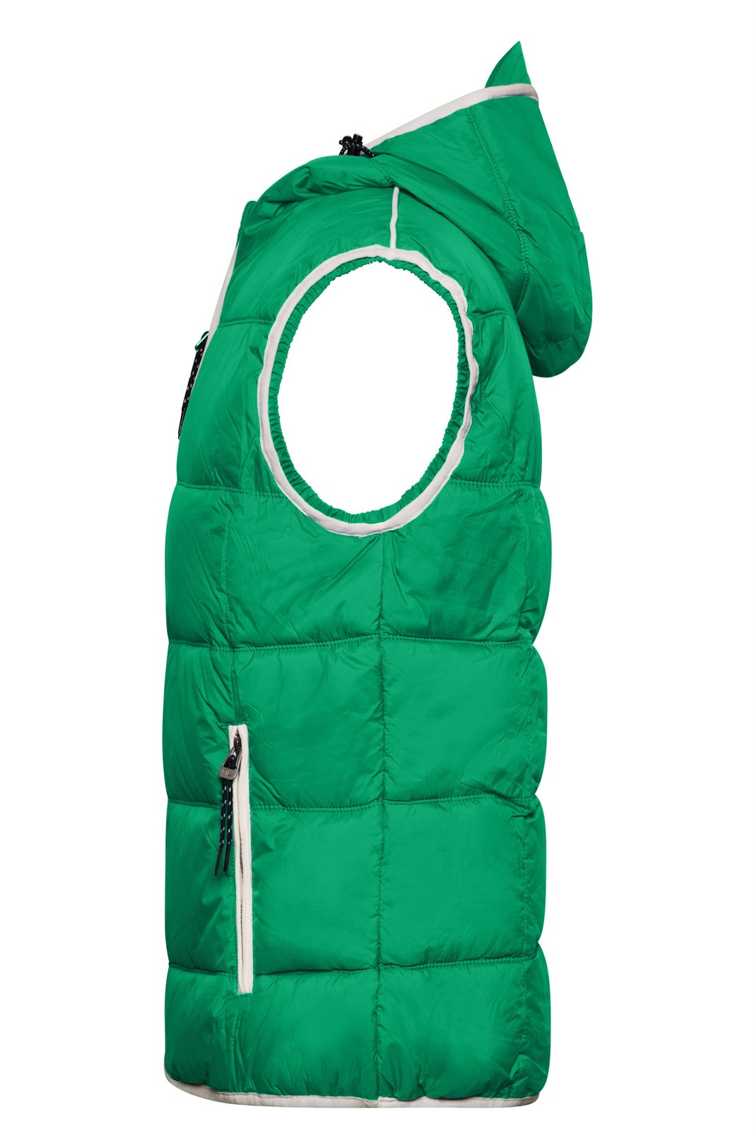 Weste Herren Weiß/Grün – Men's Maritime Vest, Detailansicht