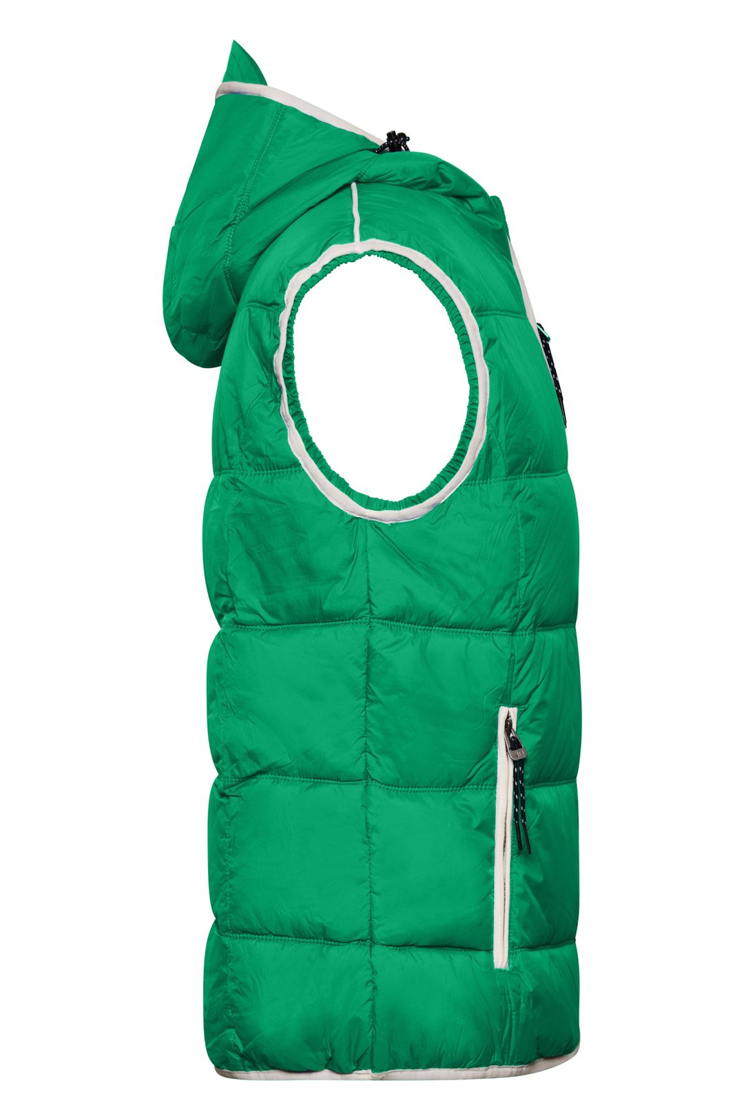 Weste Herren Weiß/Grün – Men's Maritime Vest, Detailansicht