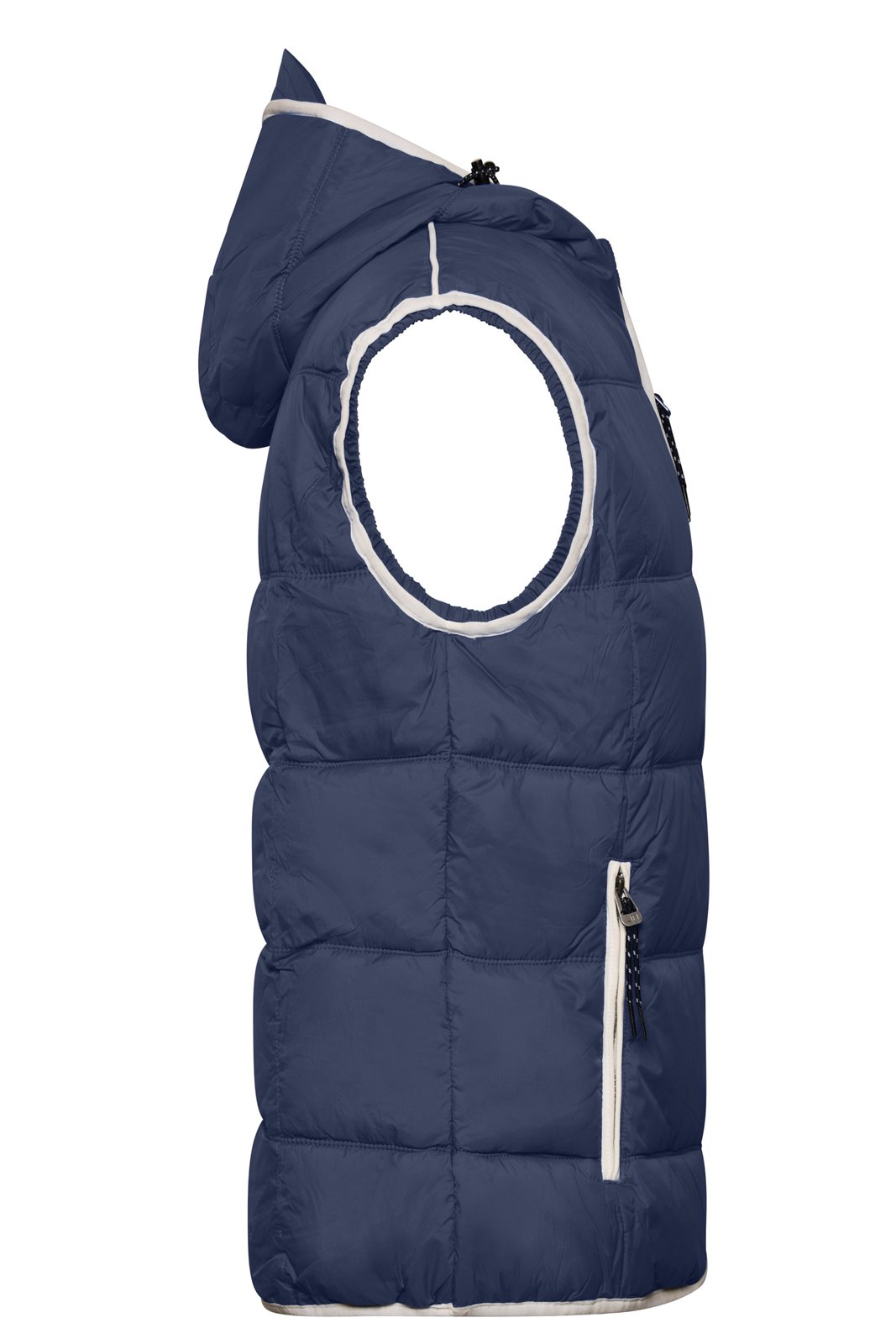 Weste Herren Weiß/Blau – Men's Maritime Vest, Detailansicht