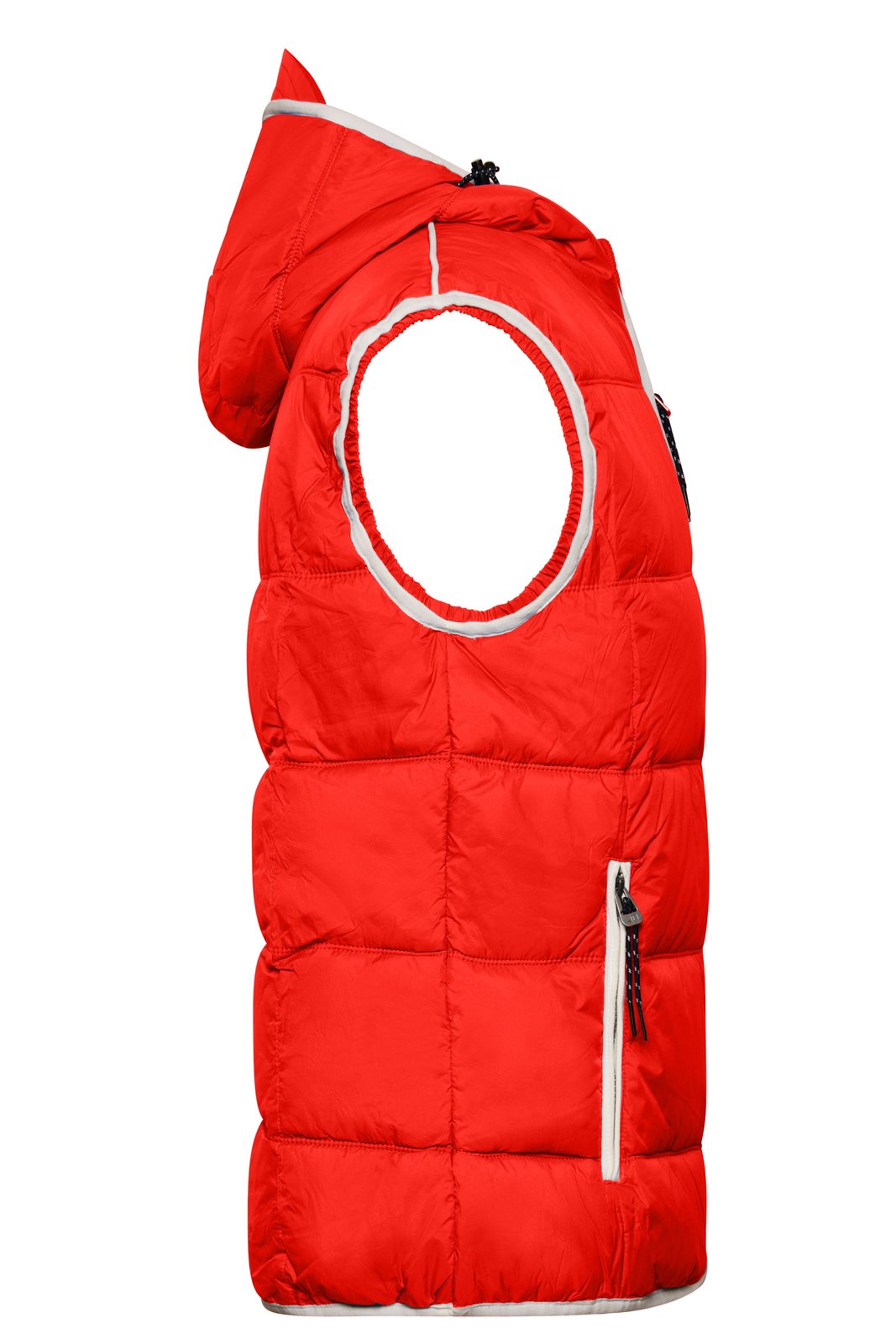 Weste Herren Weiß/Rot – Men's Maritime Vest, Detailansicht