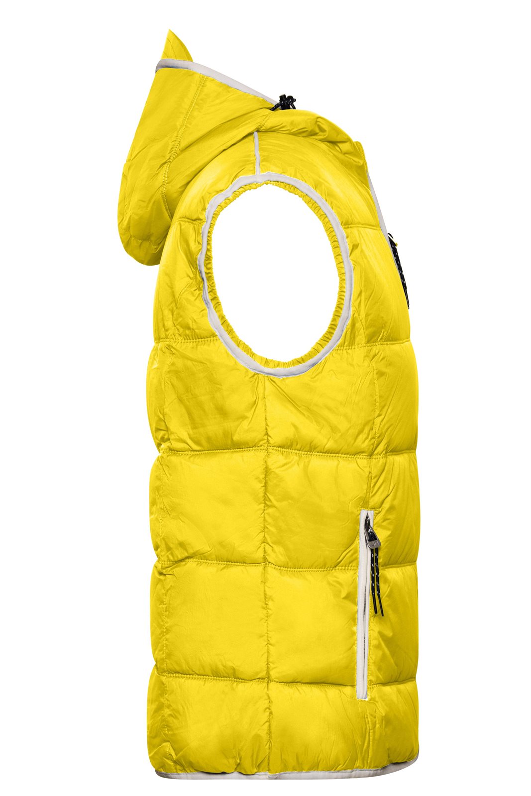Weste Herren Gelb/Weiß – Men's Maritime Vest, Detailansicht