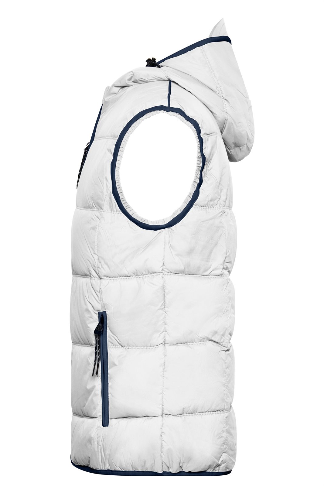 Weste Herren Weiß/Blau – Men's Maritime Vest, Detailansicht