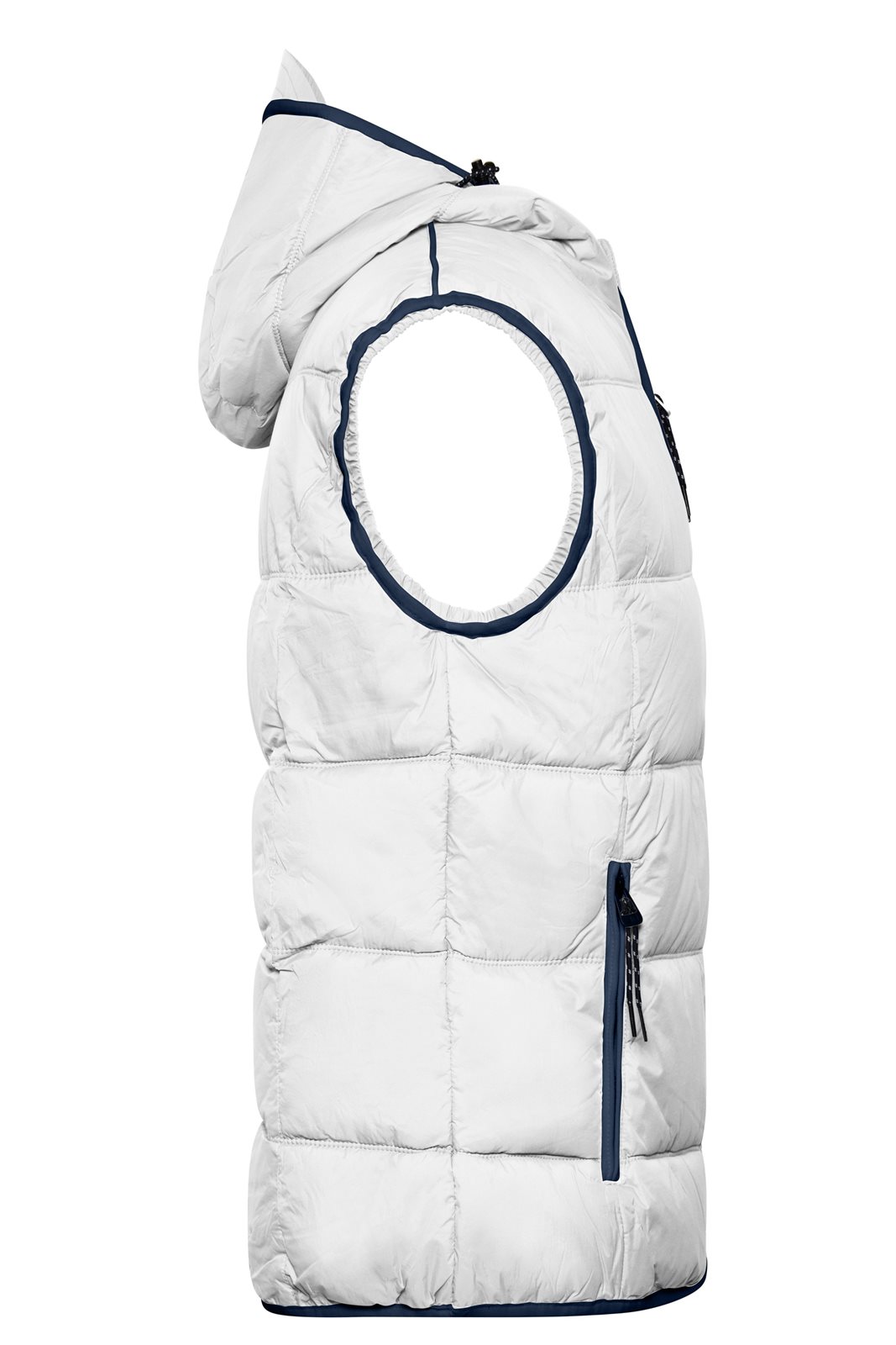 Weste Herren Weiß/Blau – Men's Maritime Vest, Detailansicht