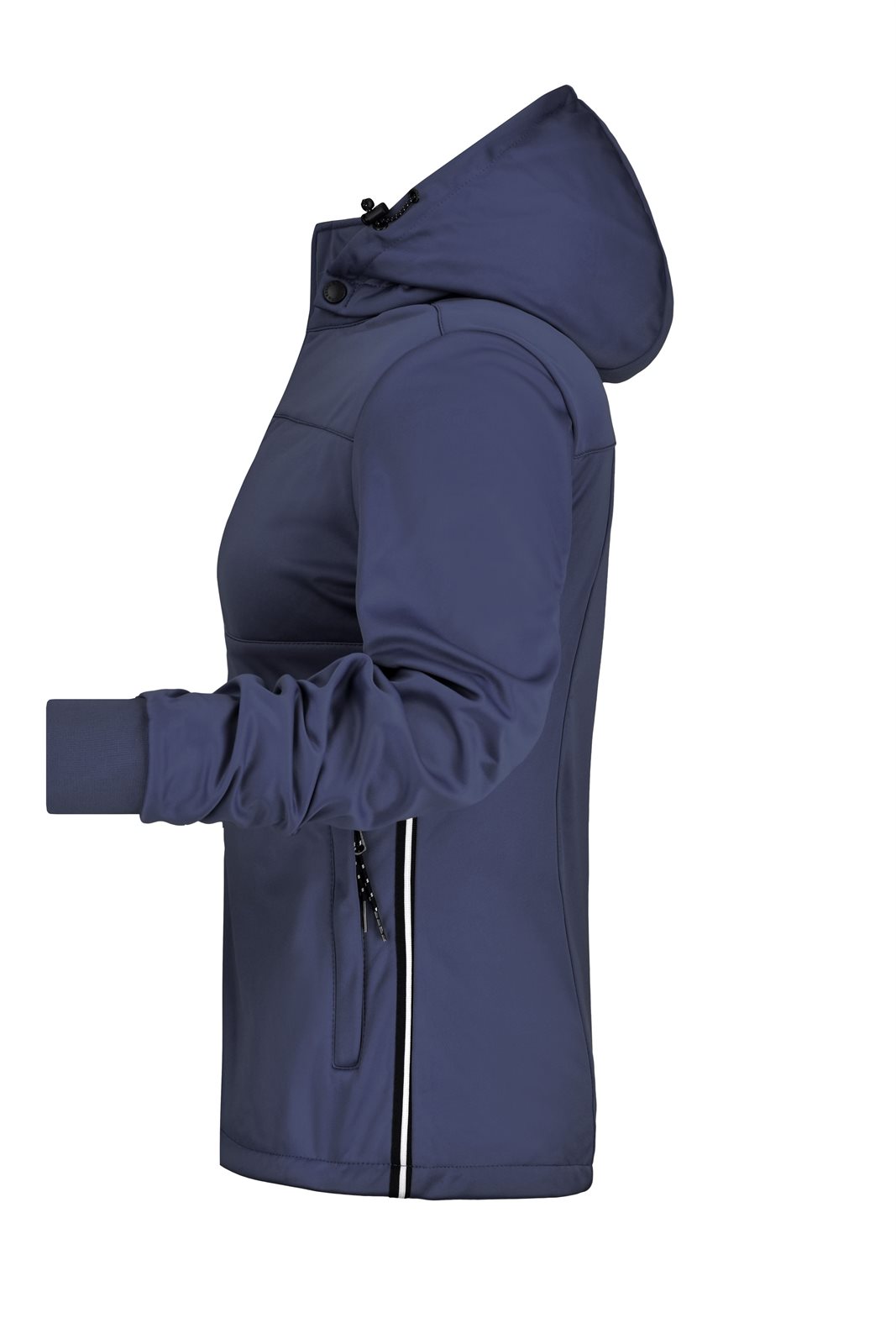 Jacke Damen Blau/Weiß – Ladies' Maritime Jacket, Detailansicht