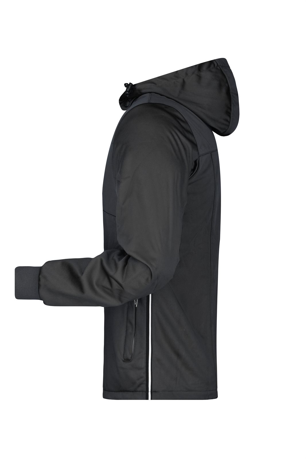 Jacke Herren Schwarz/Weiß – Men's Maritime Jacket, Detailansicht