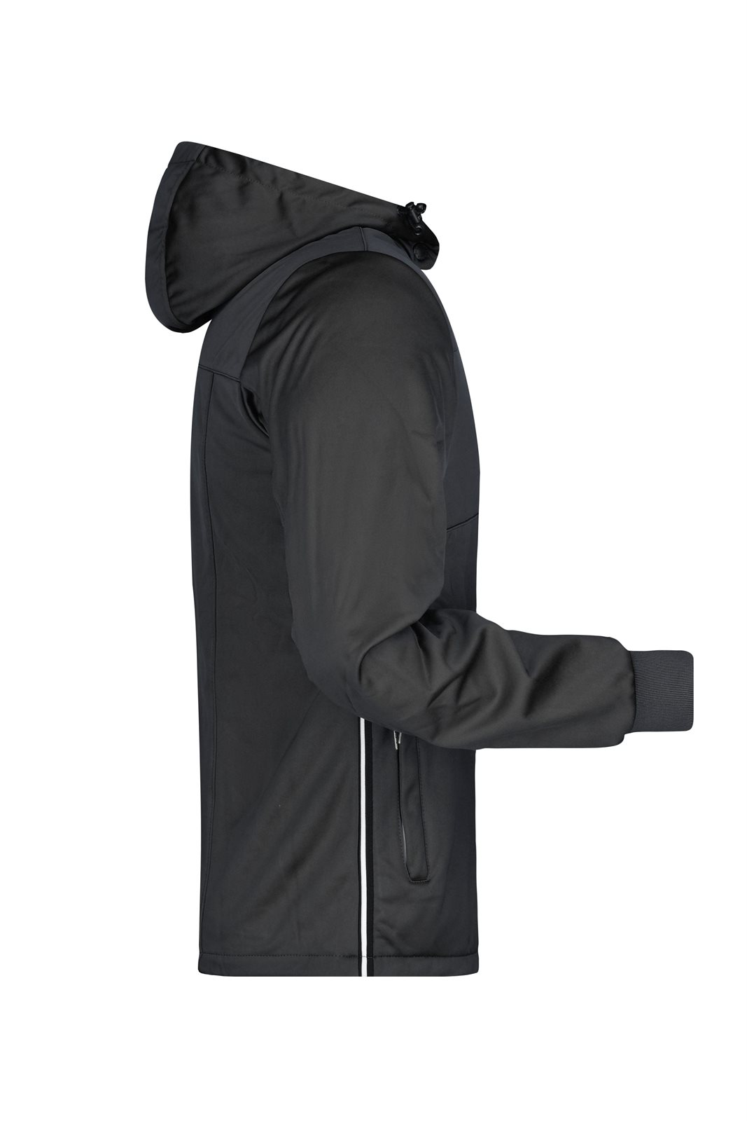 Jacke Herren Schwarz/Weiß – Men's Maritime Jacket, Detailansicht