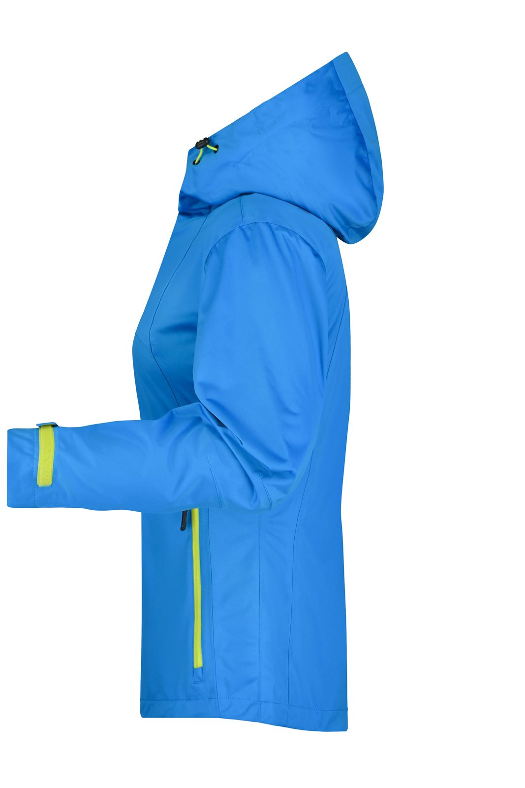 Jacke Damen Blau/Gelb – Ladies' Outdoor Jacket, Detailansicht