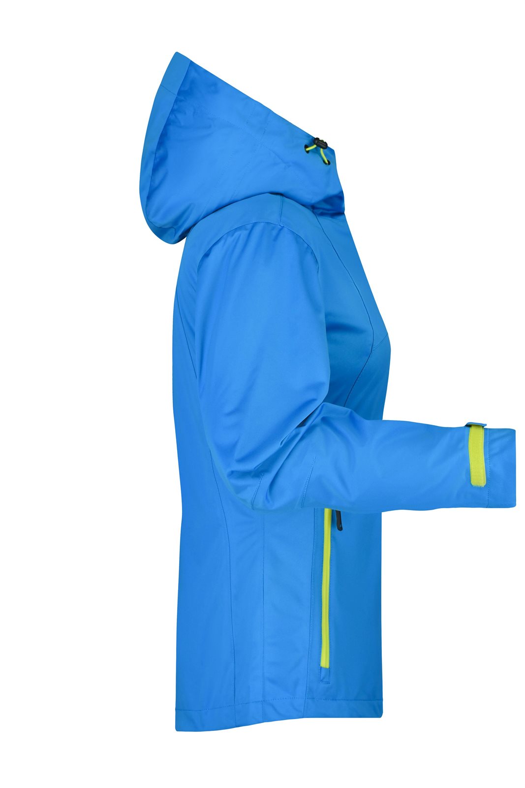 Jacke Damen Blau/Gelb – Ladies' Outdoor Jacket, Detailansicht