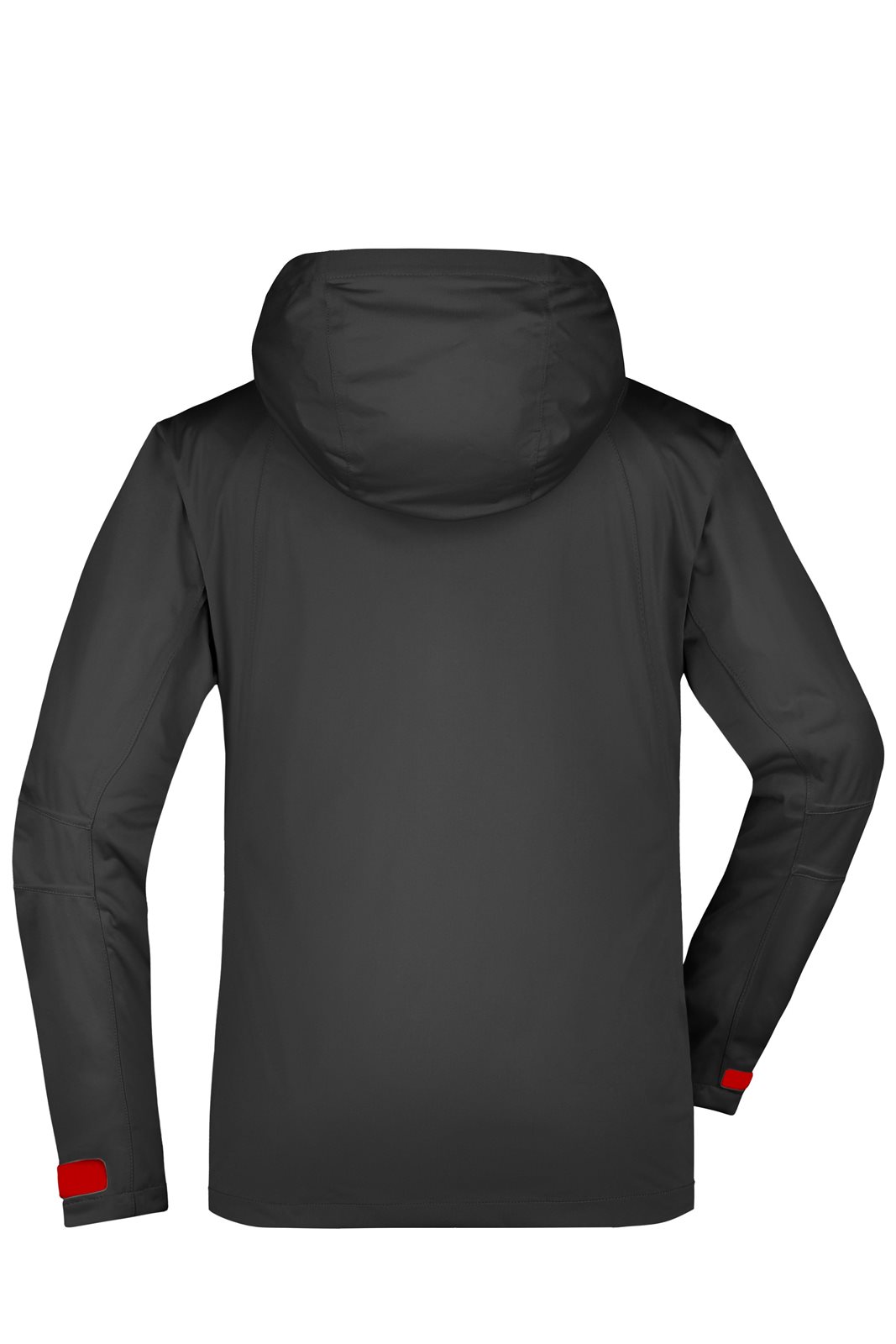 Jacke Damen Schwarz/Rot – Ladies' Outdoor Jacket, Detailansicht