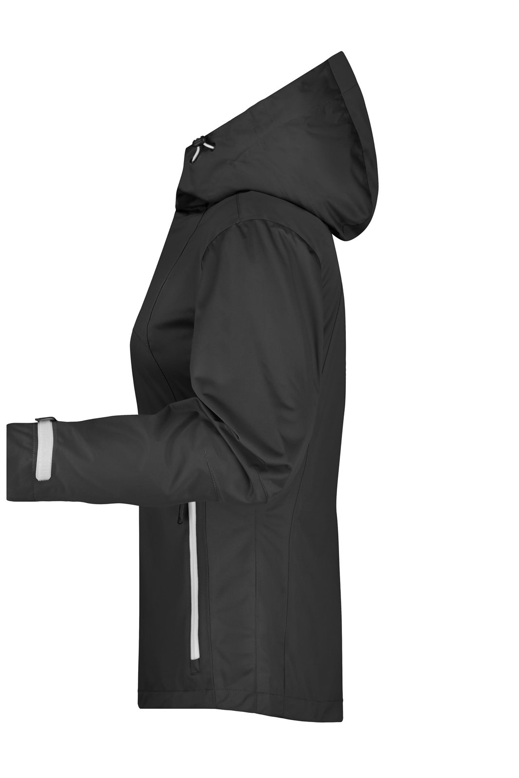 Jacke Damen Schwarz/Grau – Ladies' Outdoor Jacket, Detailansicht