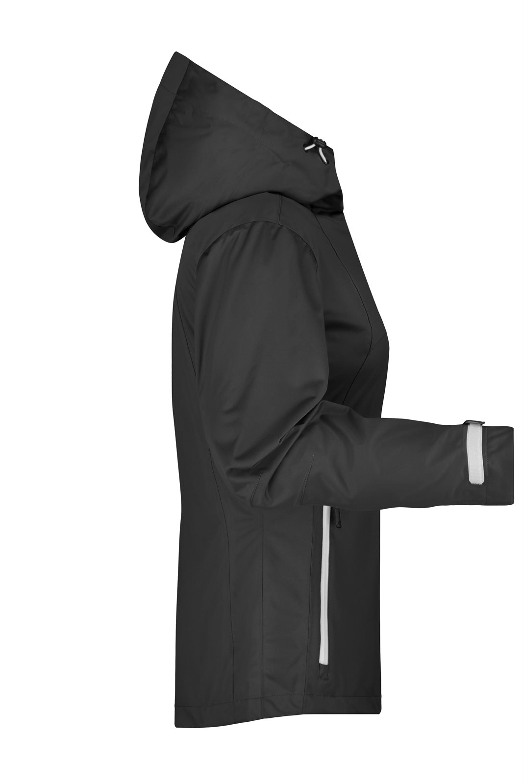 Jacke Damen Schwarz/Grau – Ladies' Outdoor Jacket, Detailansicht