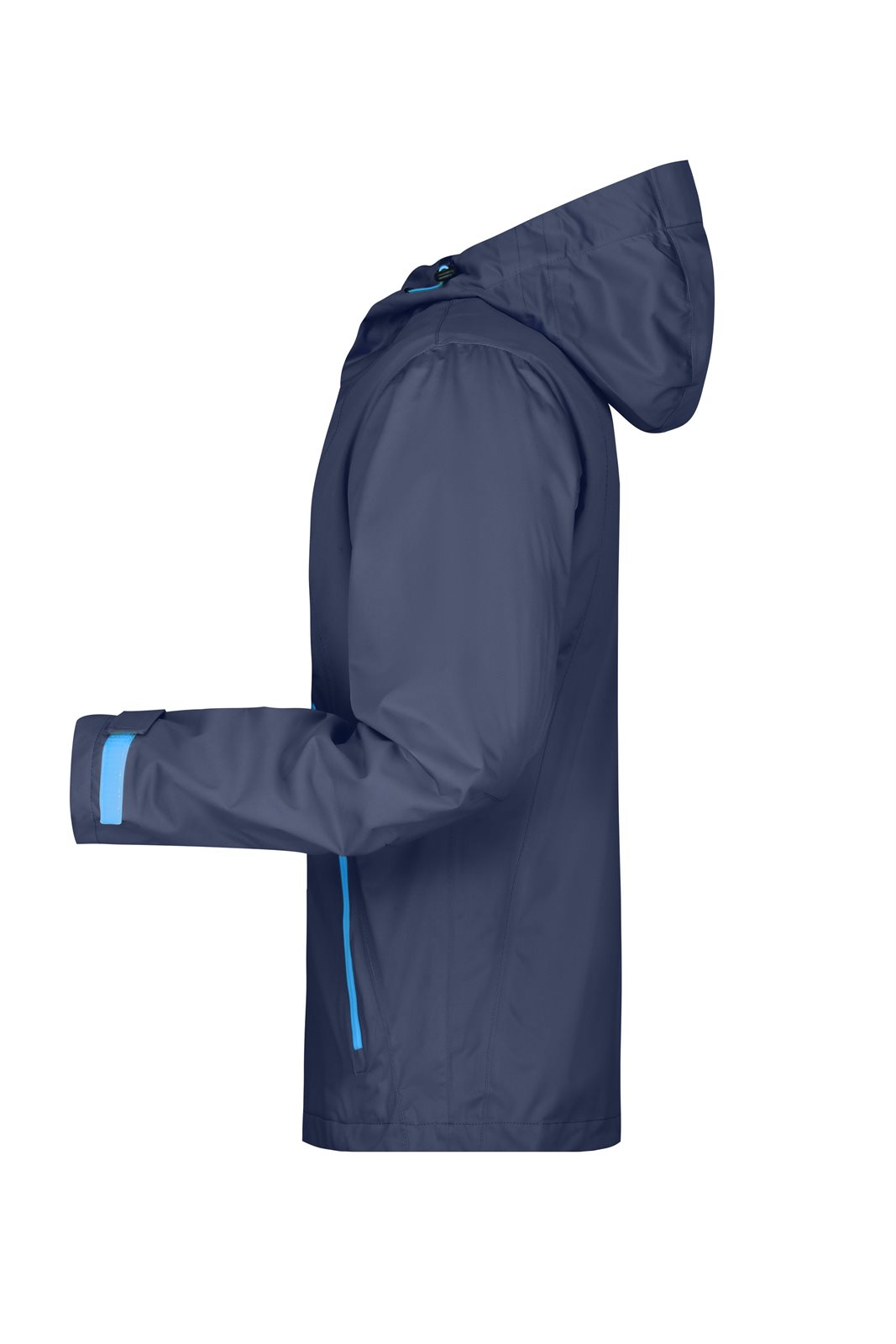 Jacke Herren Blau – Men's Outdoor Jacket, Detailansicht