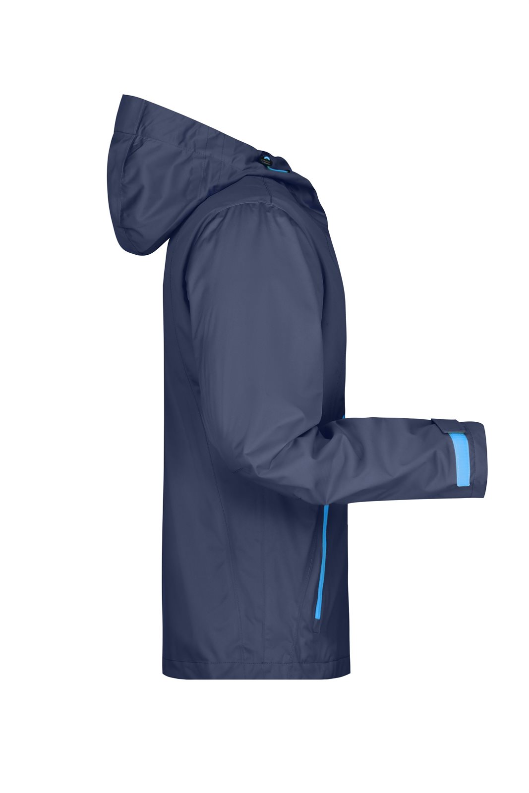 Jacke Herren Blau – Men's Outdoor Jacket, Detailansicht