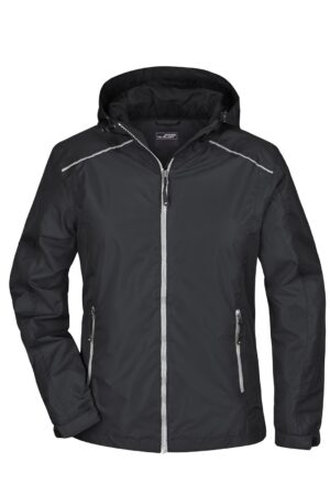Jacke Damen Schwarz/Grau – Ladies' Rain Jacket