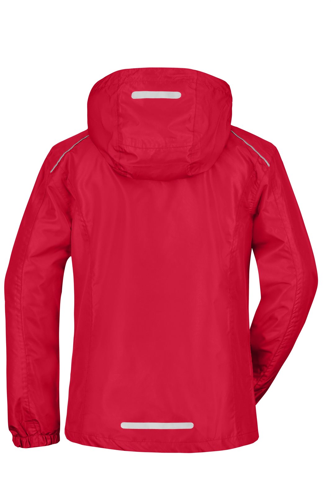 Jacke Damen Schwarz/Rot – Ladies' Rain Jacket, Detailansicht