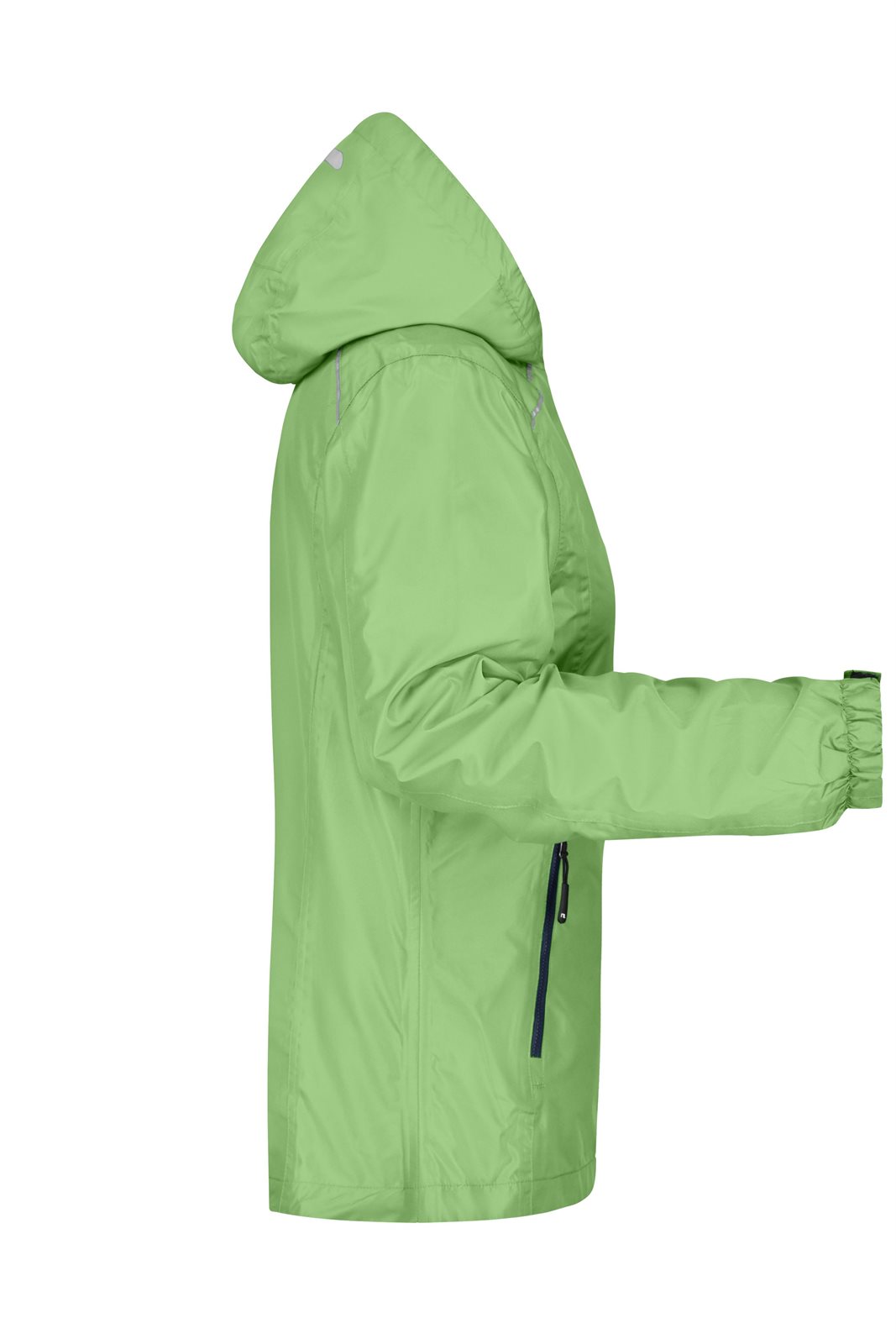 Jacke Damen Grün/Blau – Ladies' Rain Jacket, Detailansicht