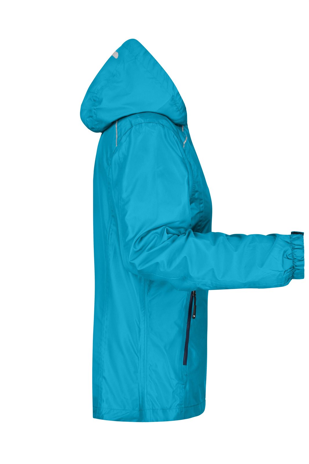 Jacke Damen Blau/Grau – Ladies' Rain Jacket, Detailansicht