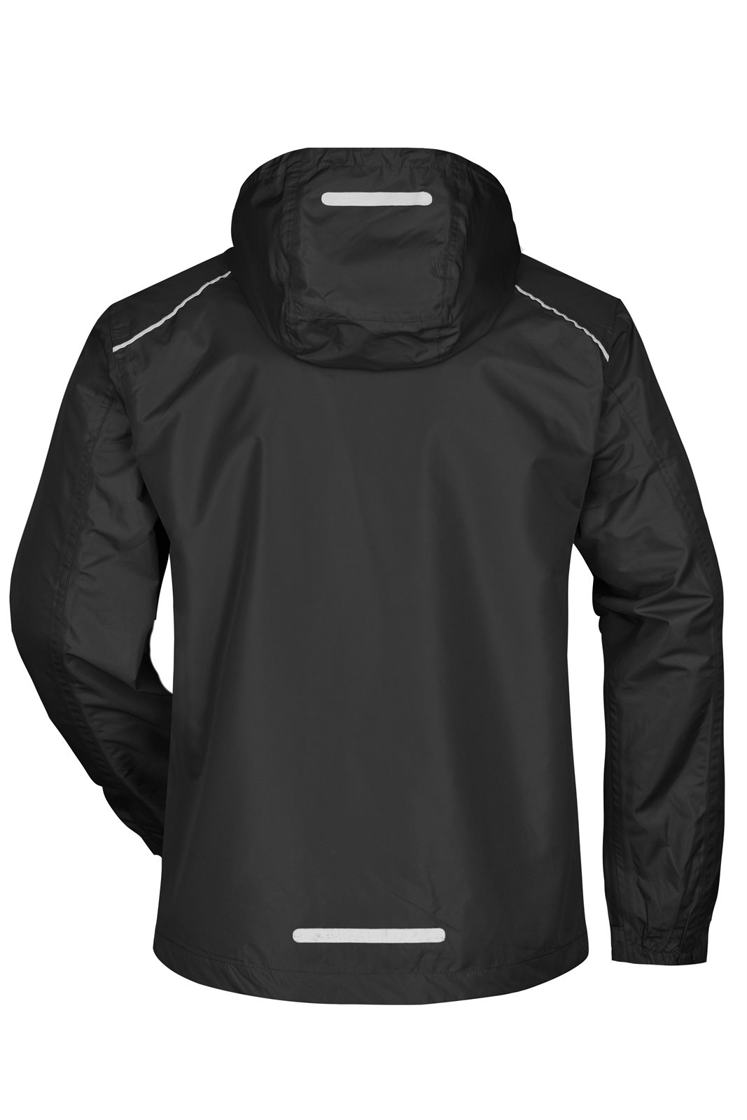 Jacke Herren Schwarz/Grau – Men's Rain Jacket, Detailansicht