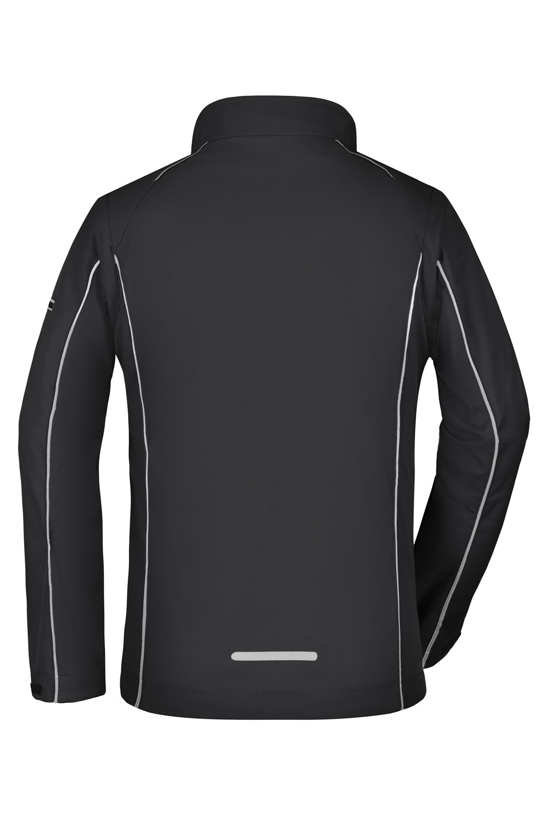 Jacke Damen Schwarz/Grau – Ladies' Zip-Off Softshell Jacket, Detailansicht
